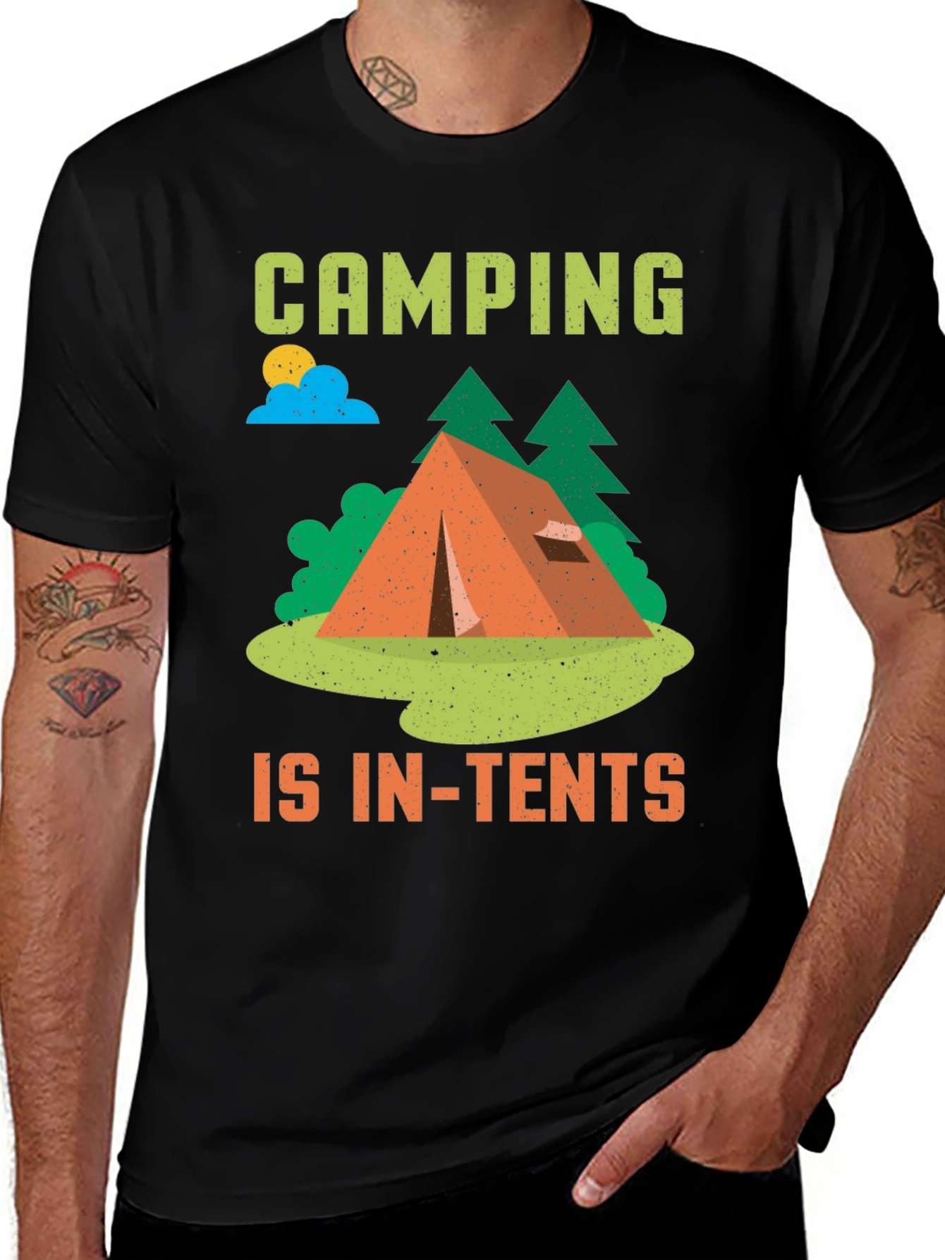 Camping Is In-Tents T-Shirt