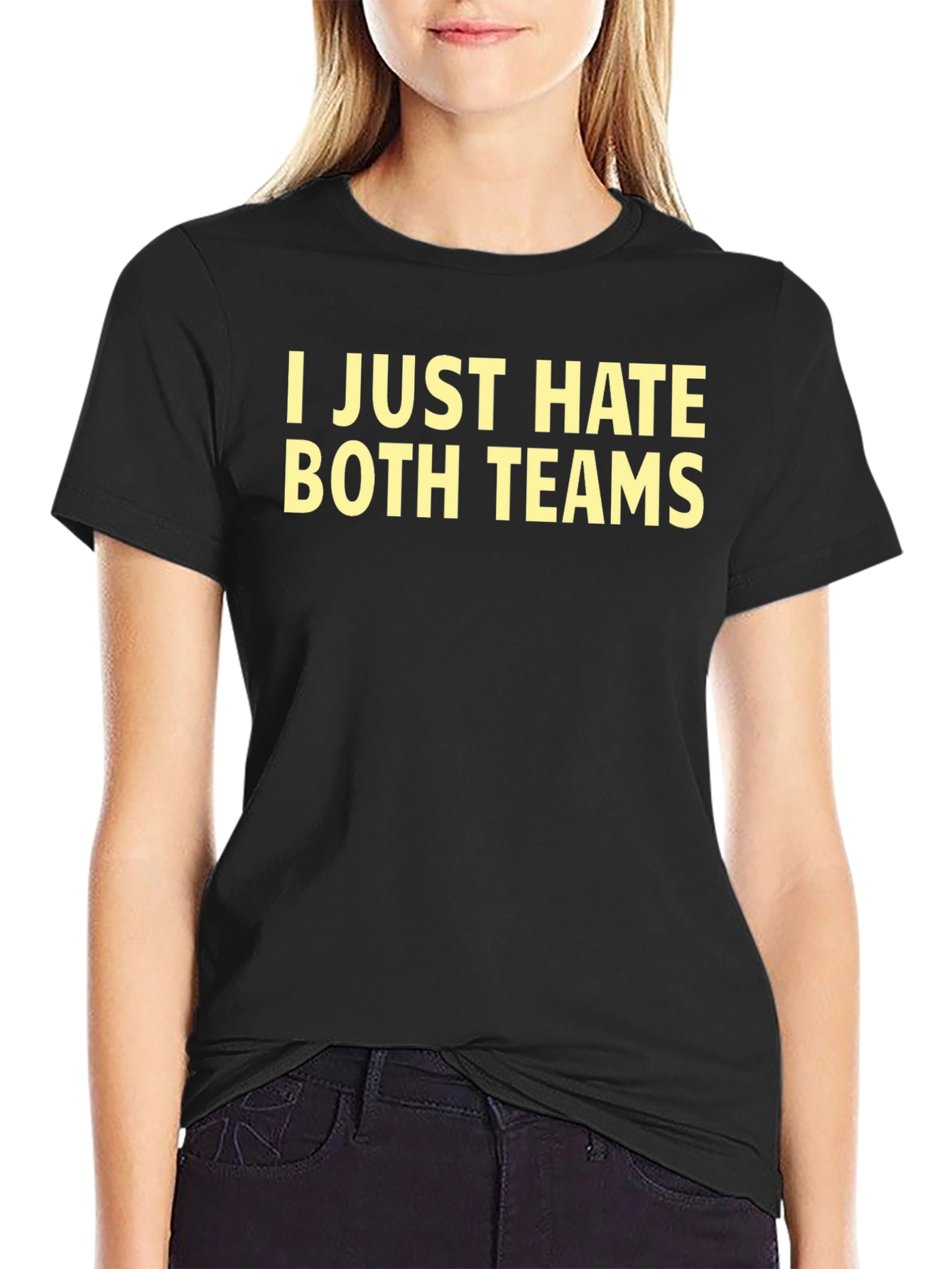 I Just Hate Both Teams Graphic T-Shirt