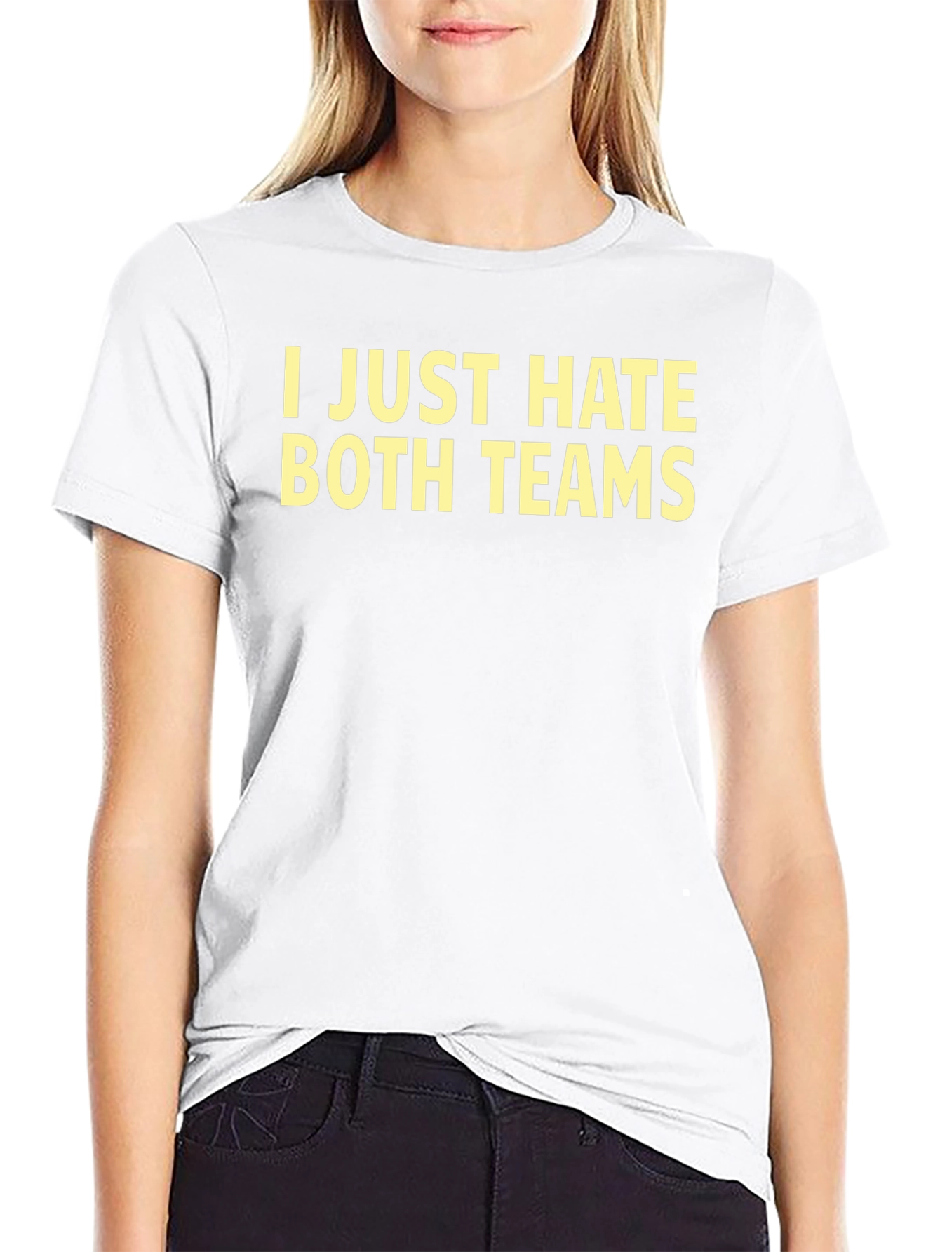 I Just Hate Both Teams Graphic T-Shirt