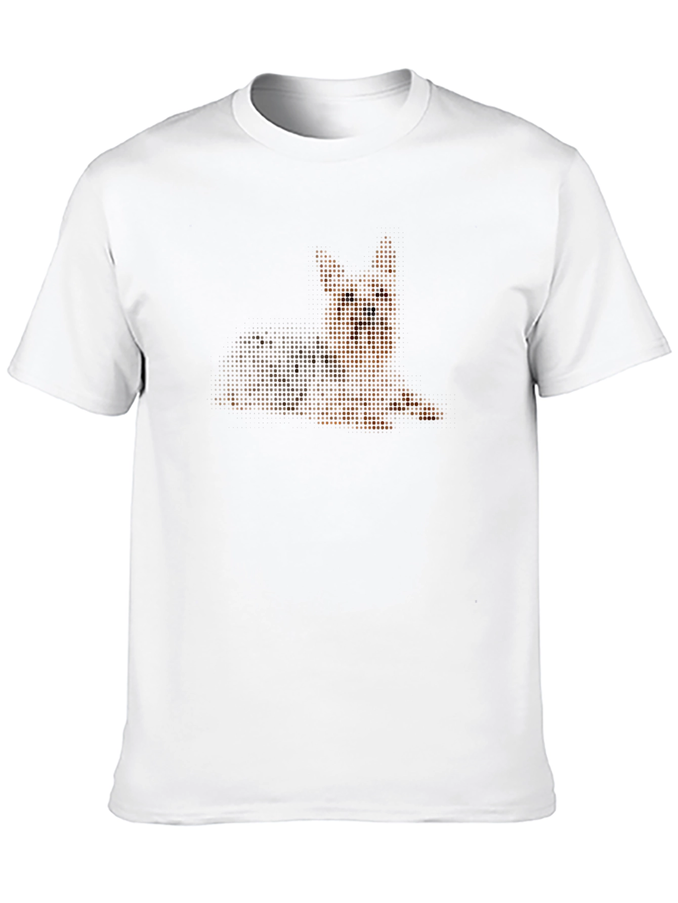 German Shepherd Graphic Print Black T-Shirt