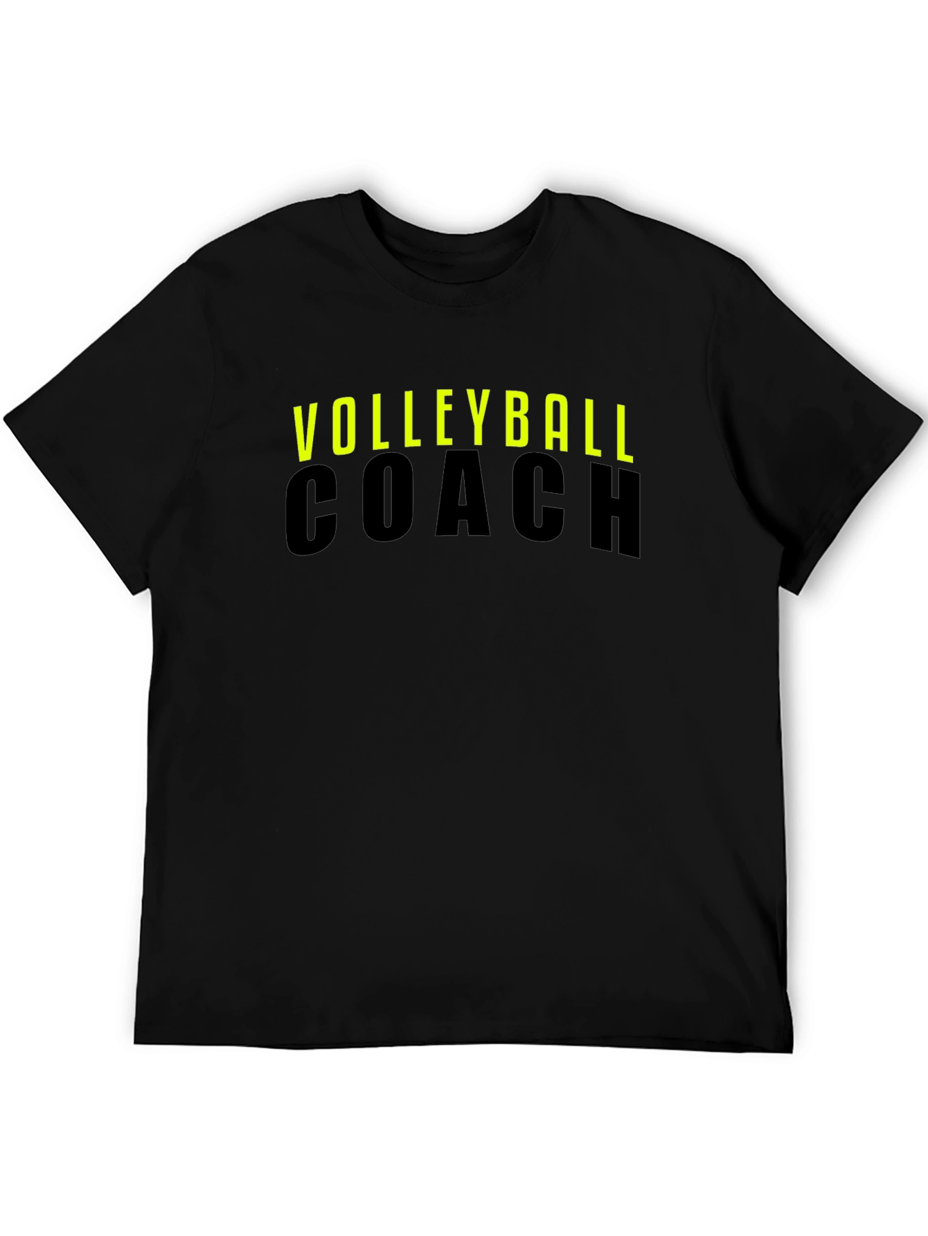 Volleyball Coach T-Shirt - Black