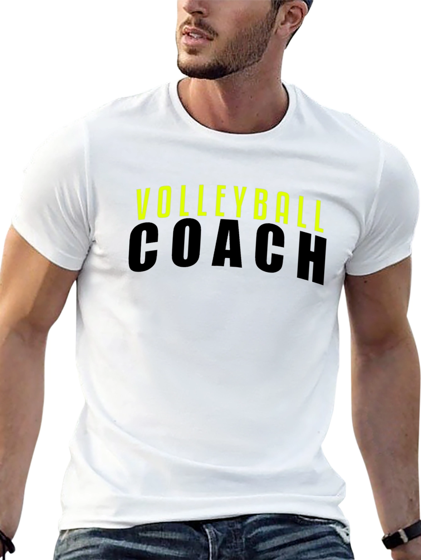Volleyball Coach T-Shirt - Black