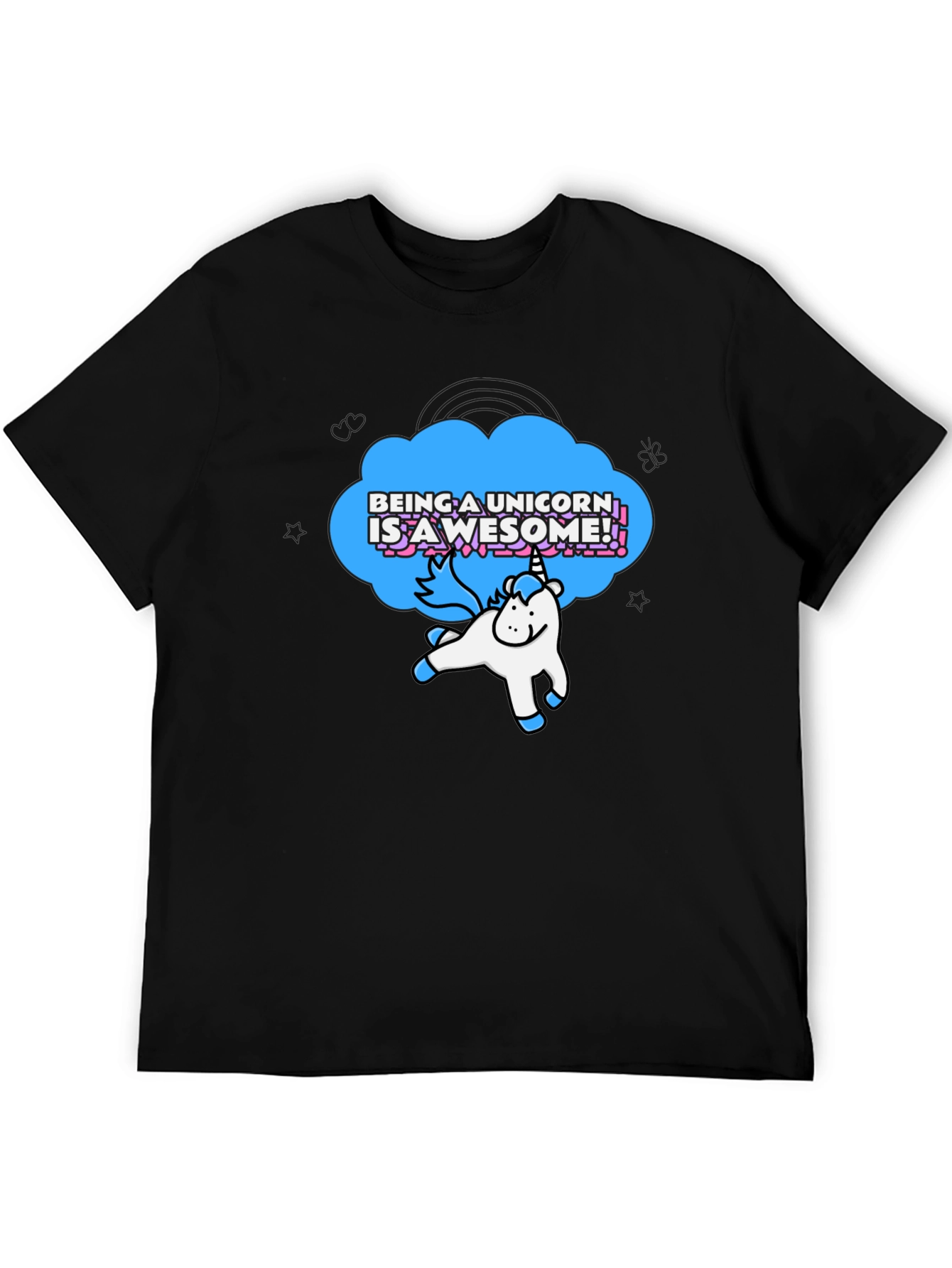 Unicorn Awesome Graphic Tee