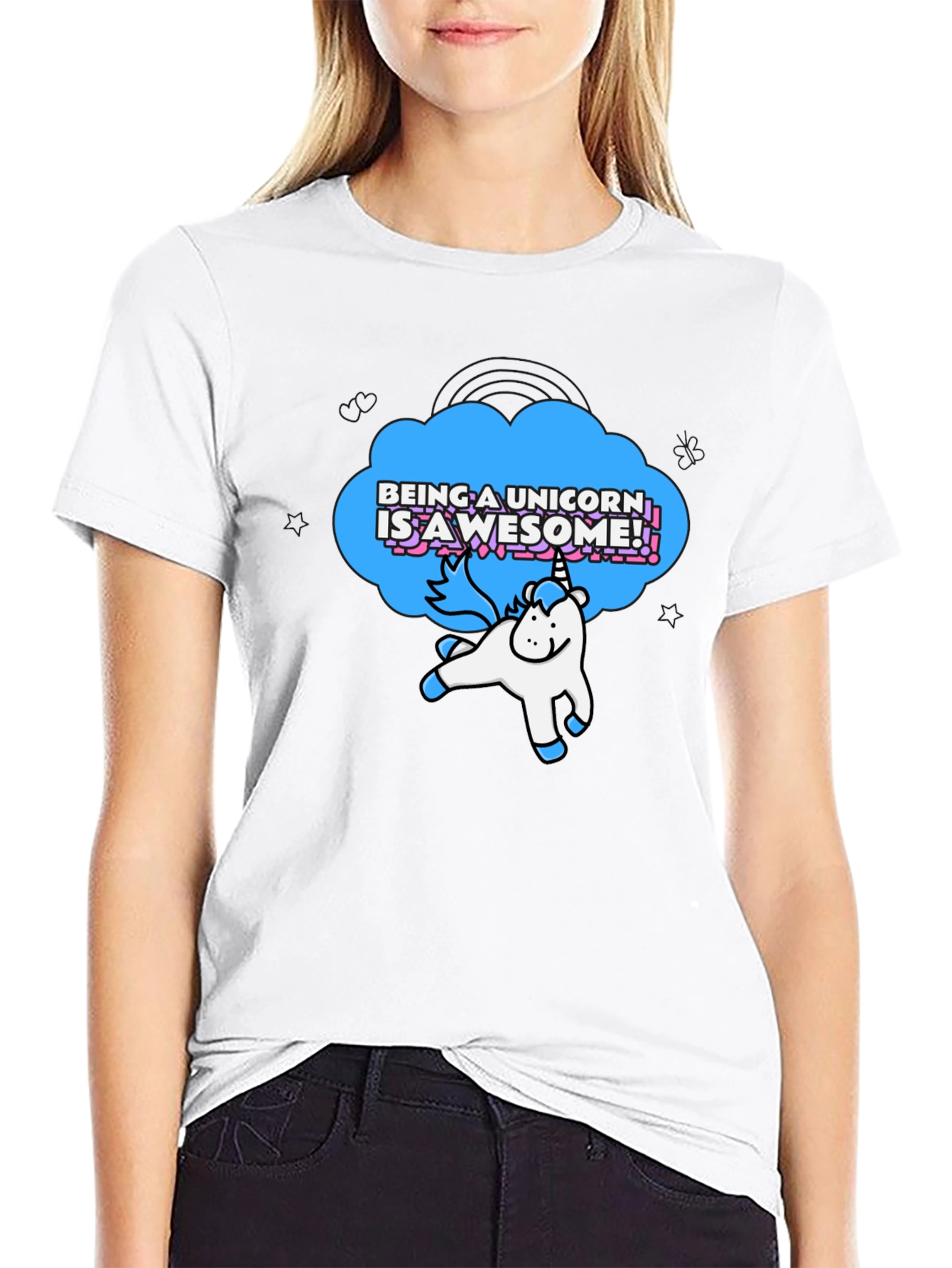 Unicorn Awesome Graphic Tee