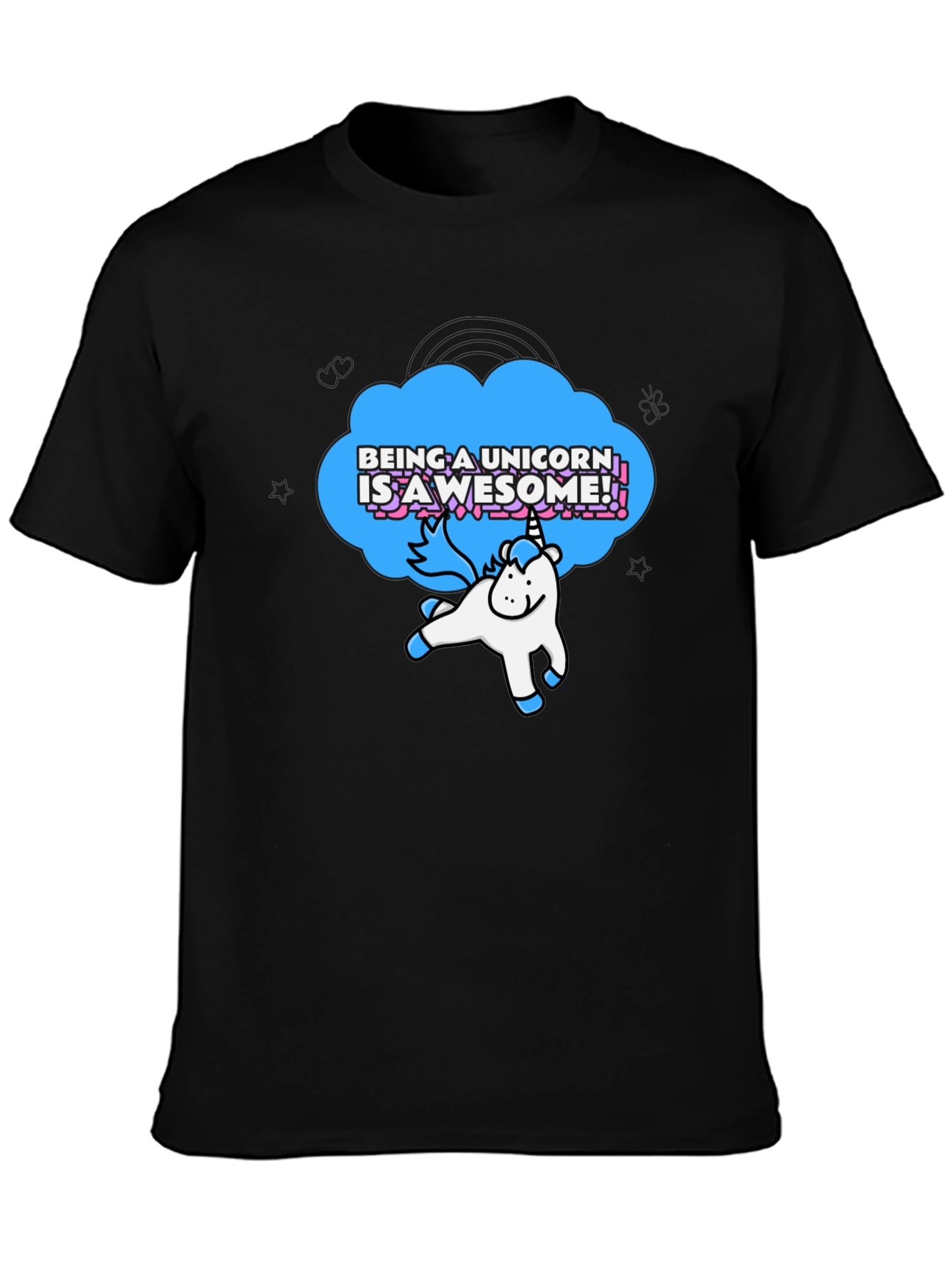 Unicorn Awesome Graphic Tee