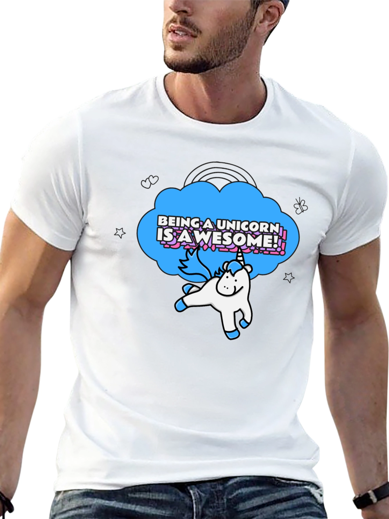 Unicorn Awesome Graphic Tee