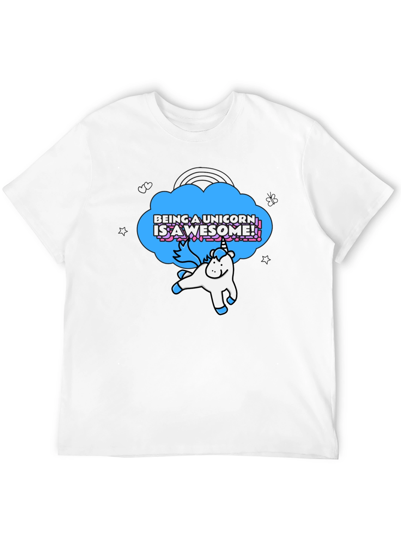Unicorn Awesome Graphic Tee