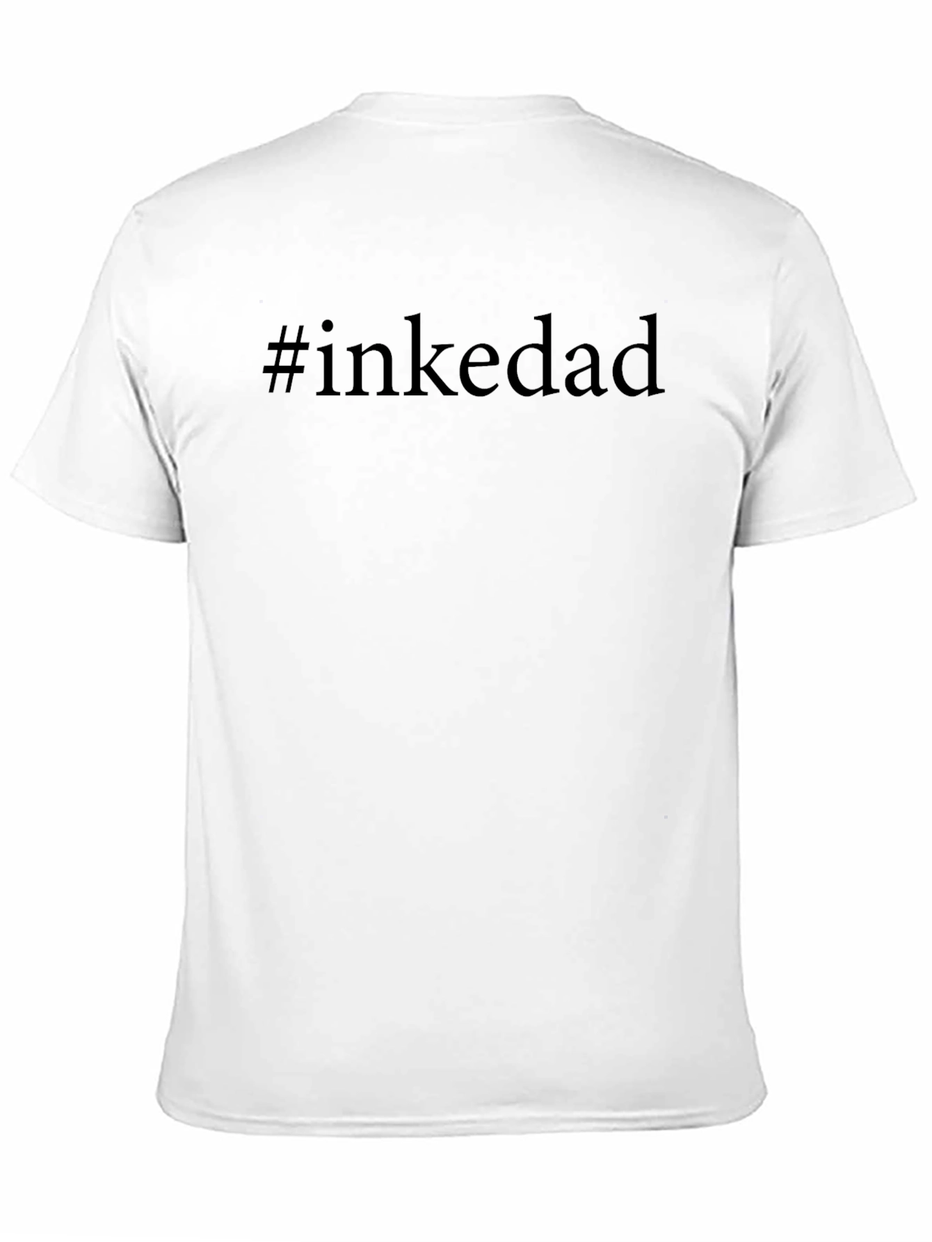 Inked Dad Black Graphic Tee - Stylish Casual Wear