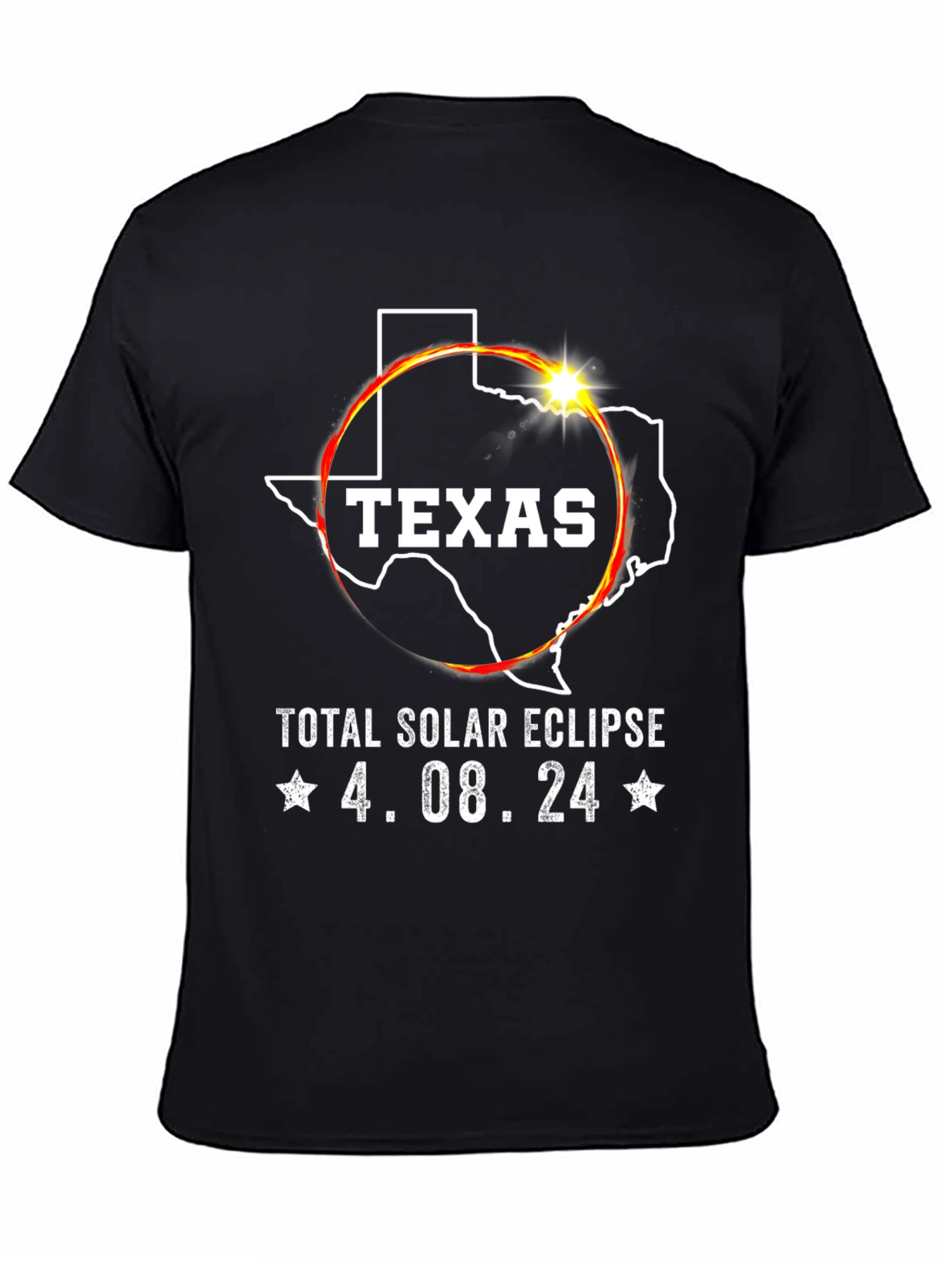 Texas Total Solar Eclipse 4.08.24 T-Shirt