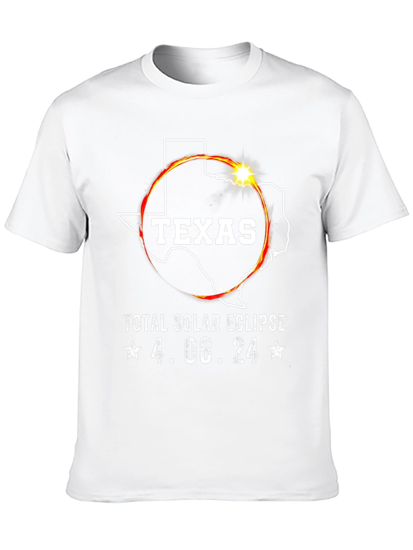 Texas Total Solar Eclipse 4.08.24 T-Shirt