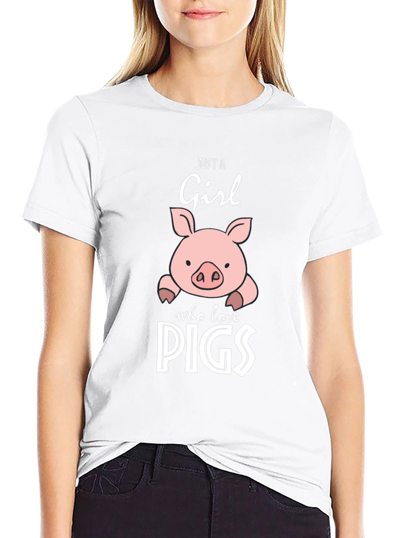 Just A Girl Who Loves Pigs T-Shirt