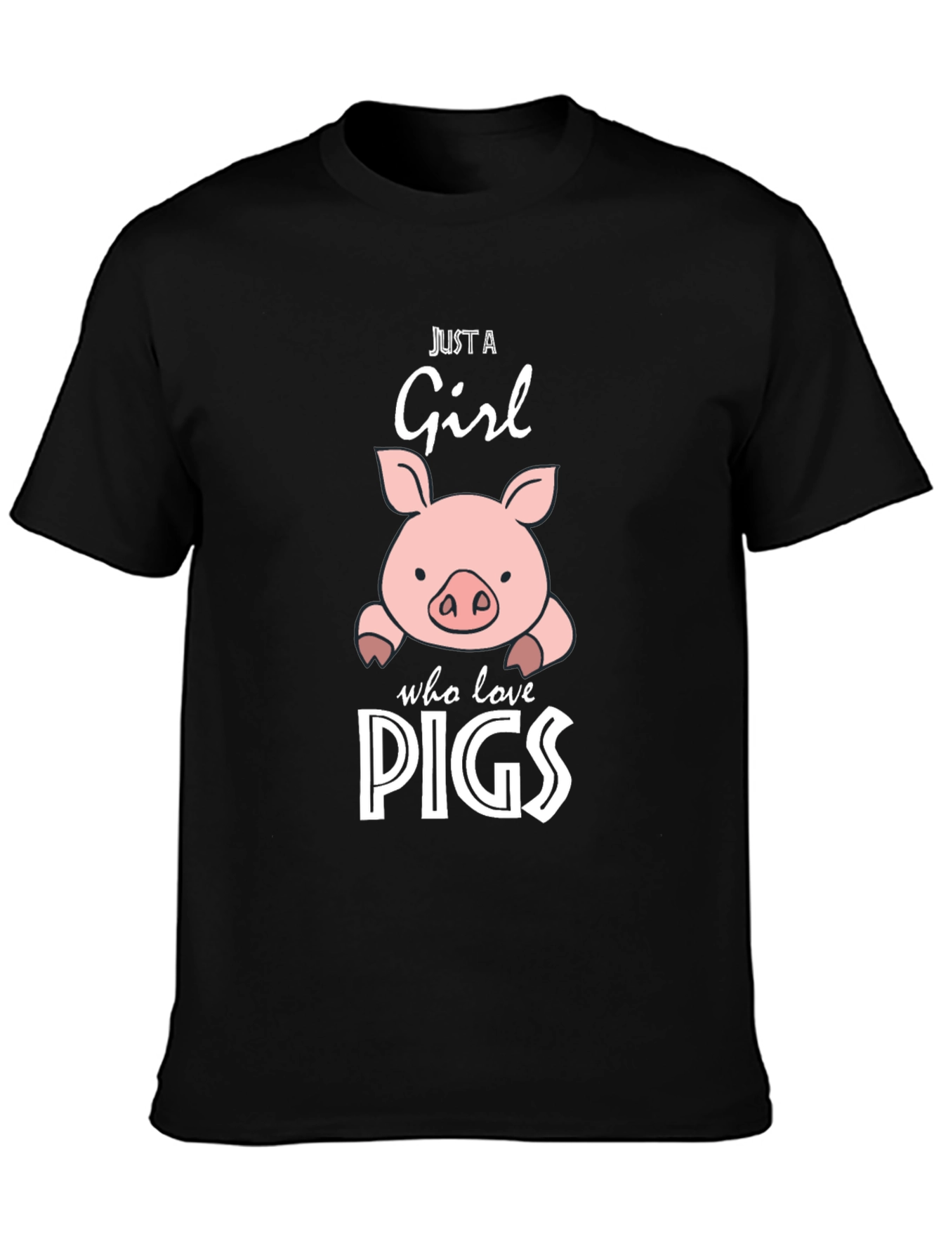 Just A Girl Who Loves Pigs T-Shirt