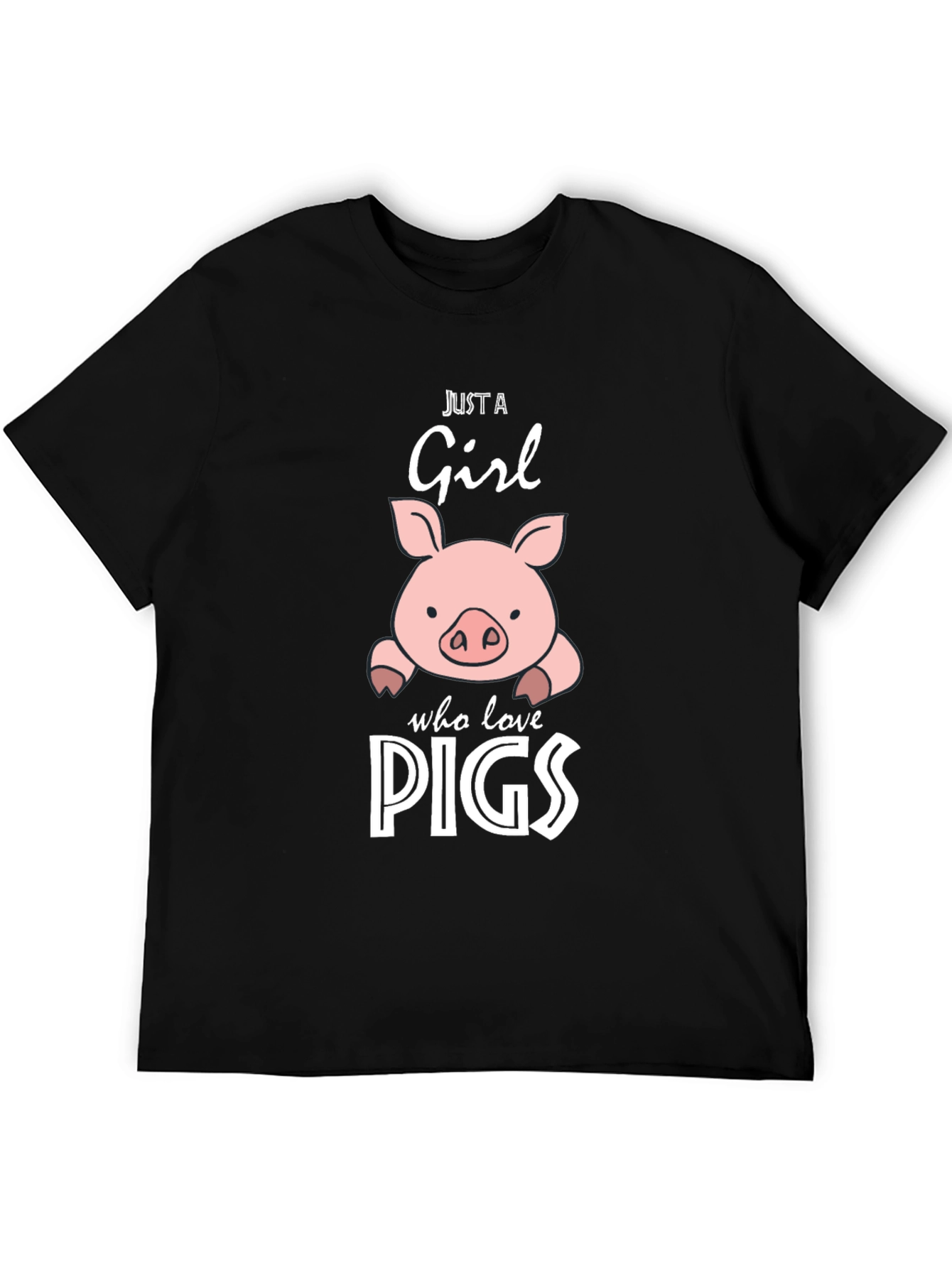 Just A Girl Who Loves Pigs T-Shirt