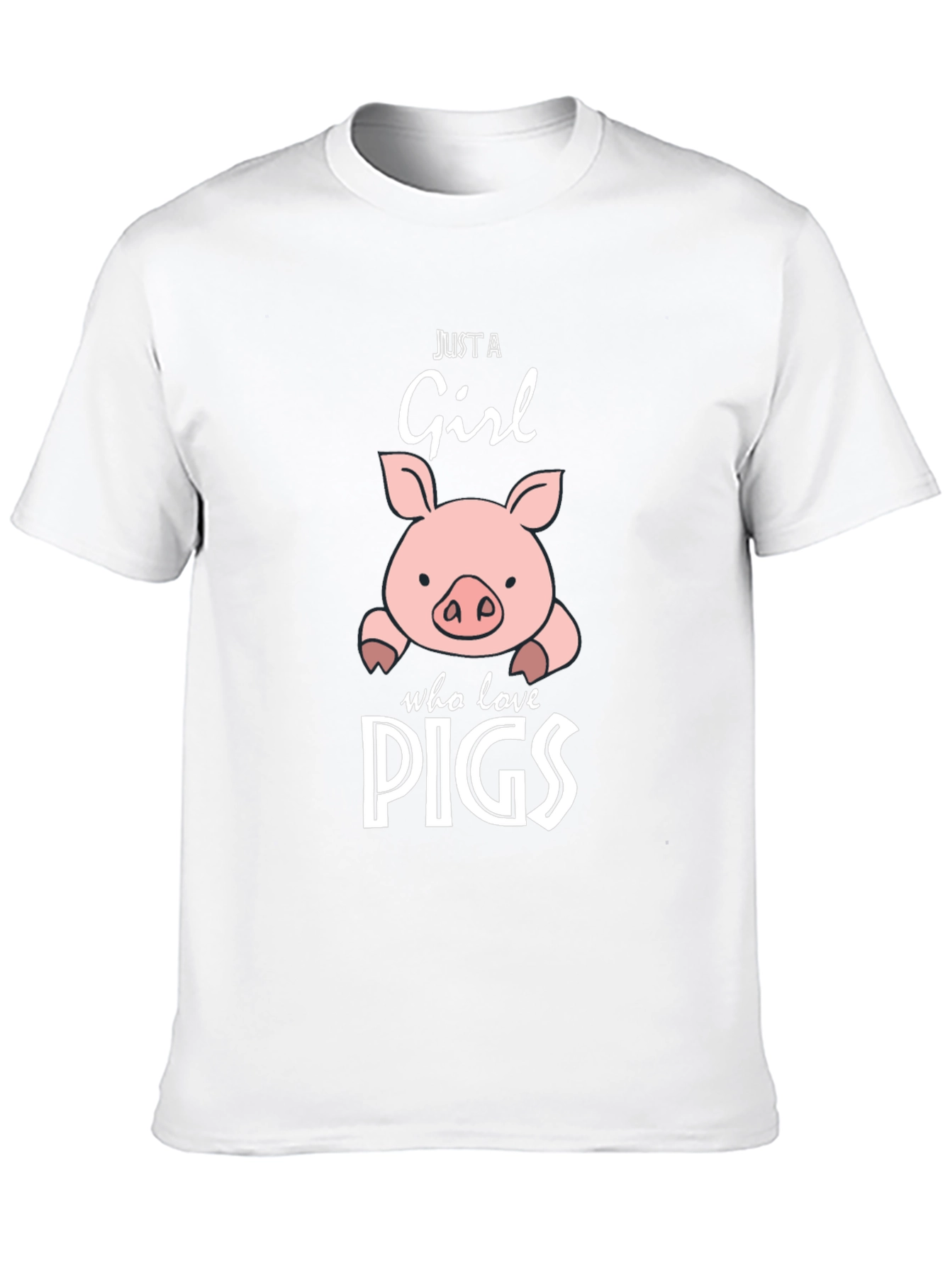 Just A Girl Who Loves Pigs T-Shirt