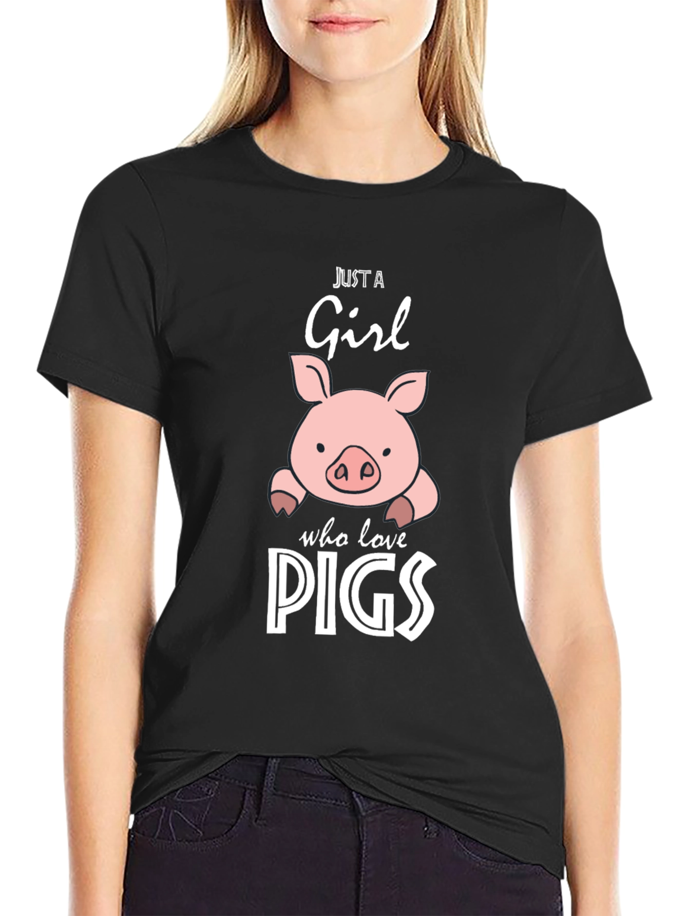 Just A Girl Who Loves Pigs T-Shirt