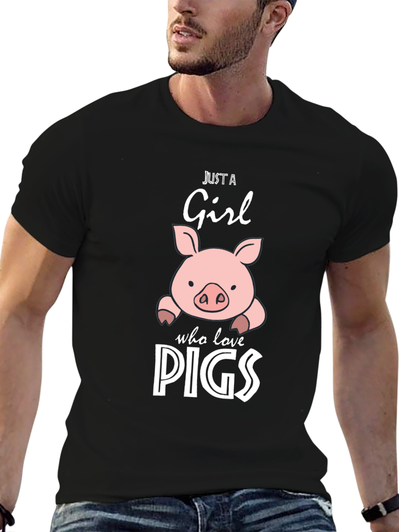 Just A Girl Who Loves Pigs T-Shirt