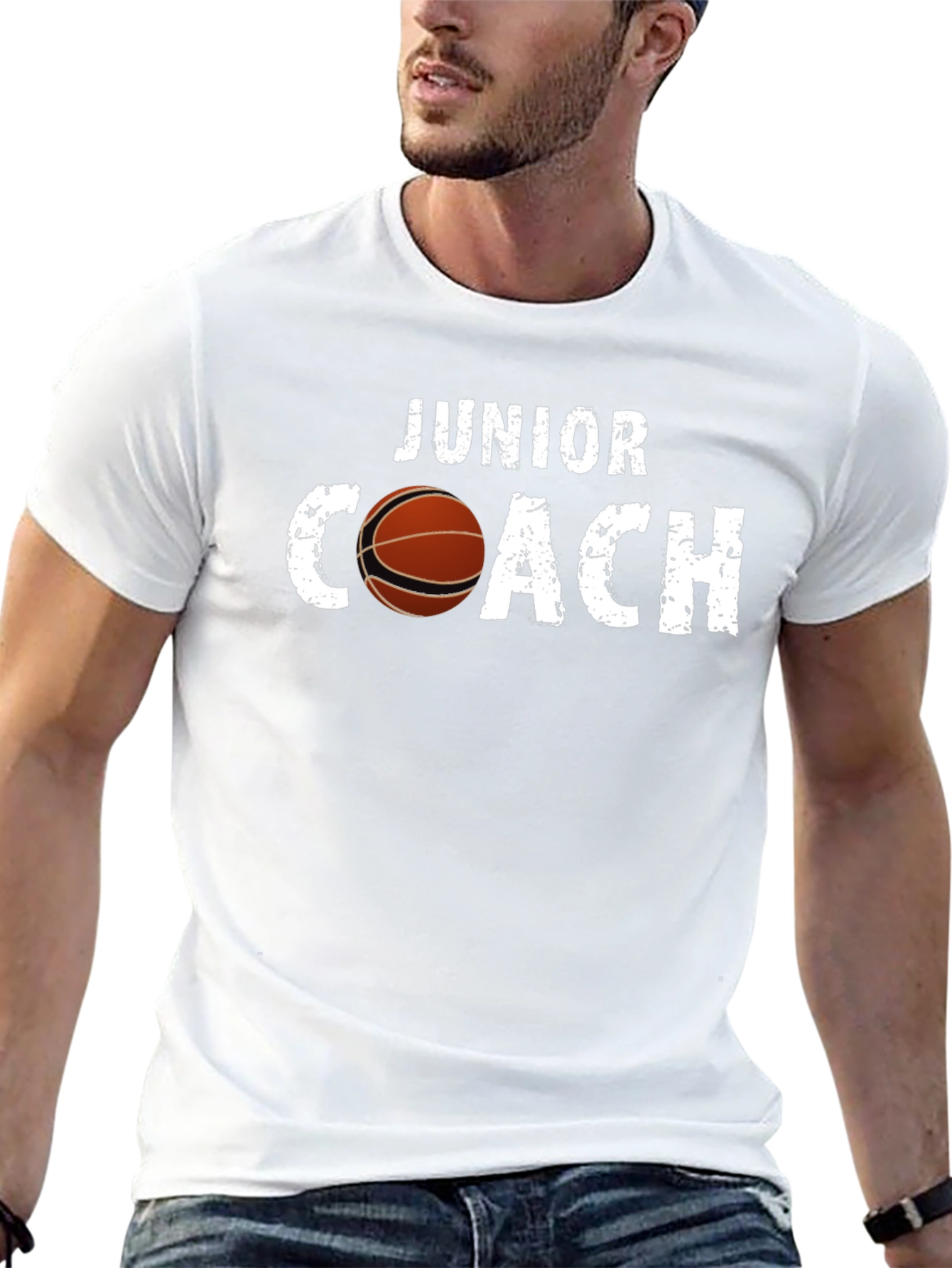 Junior Coach Basketball Graphic T-Shirt