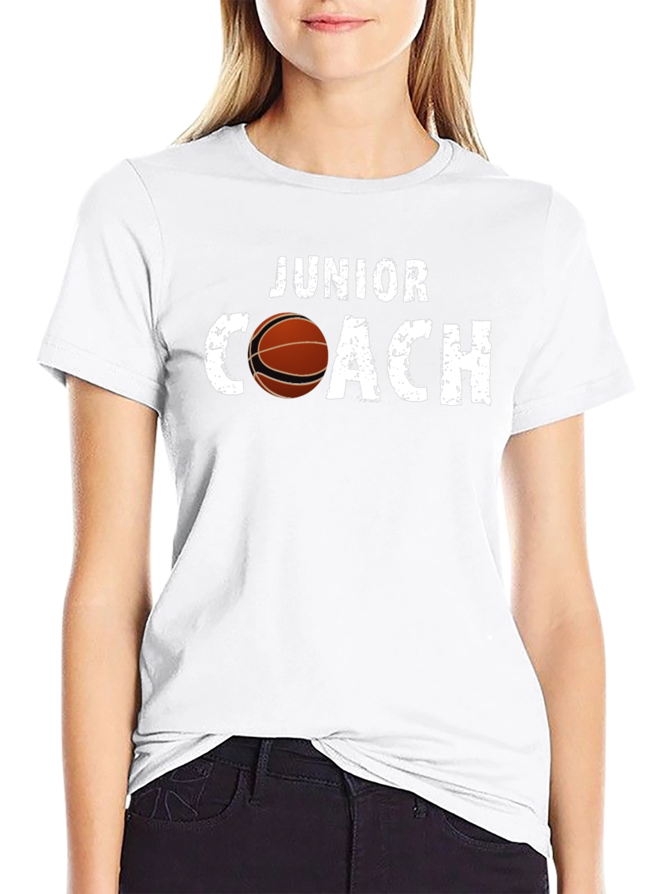 Junior Coach Basketball Graphic T-Shirt