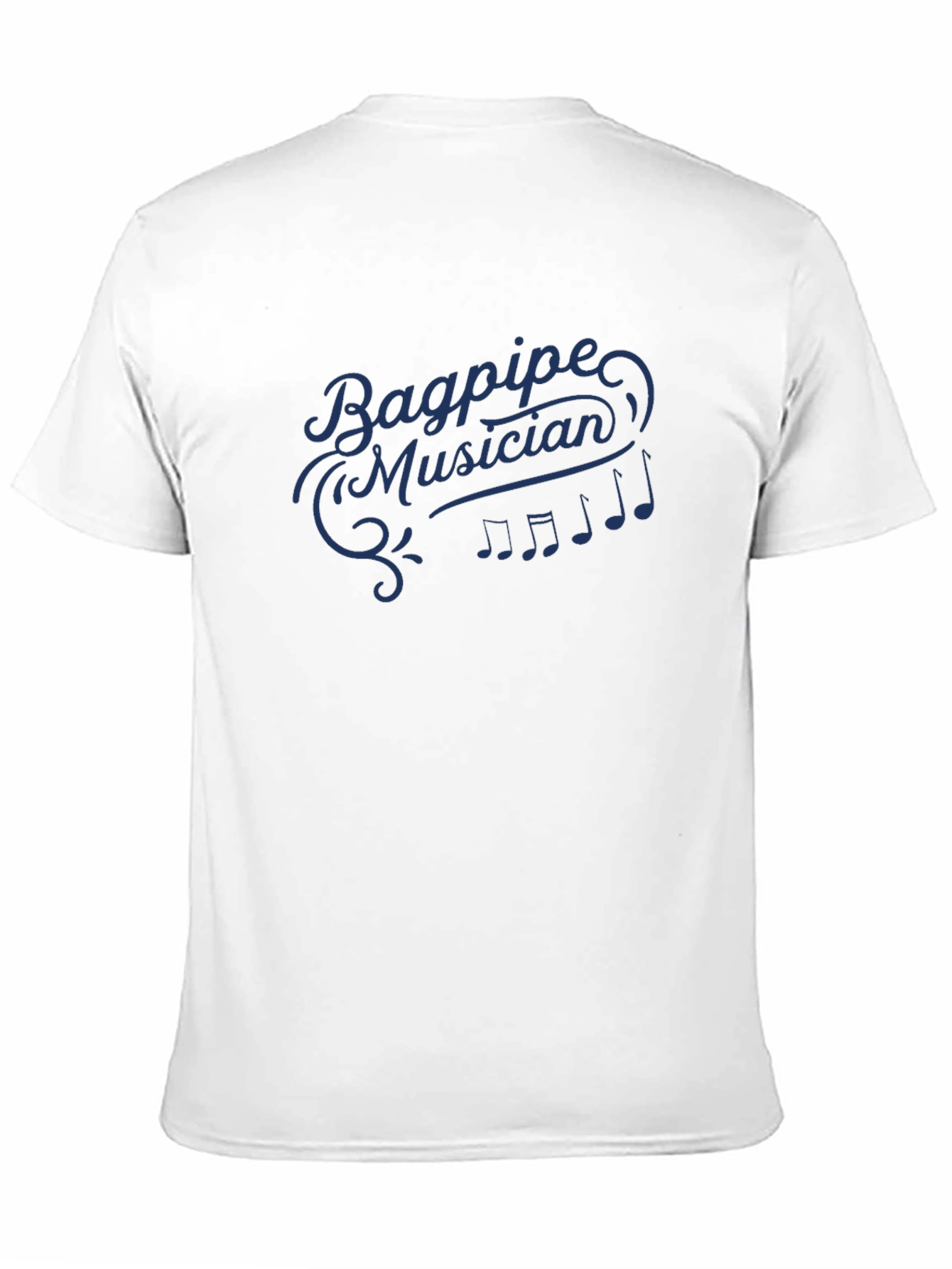 Bagpipe Musician Graphic Tee - Black