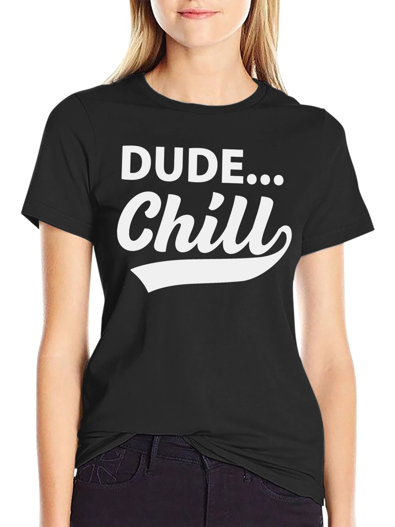 Dude Chill Graphic Tee - Casual Comfort