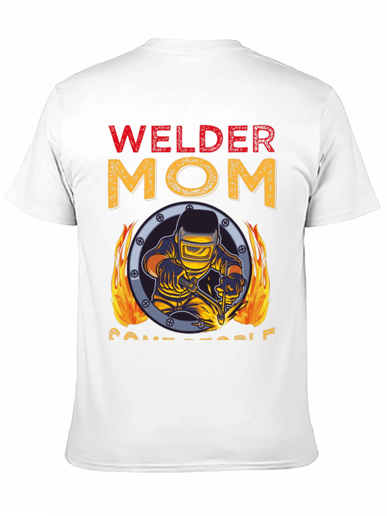 Welder Mom Graphic T-Shirt - Black Tee