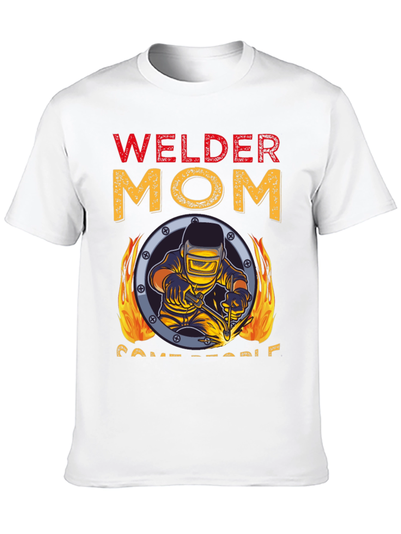 Welder Mom Graphic T-Shirt - Black Tee