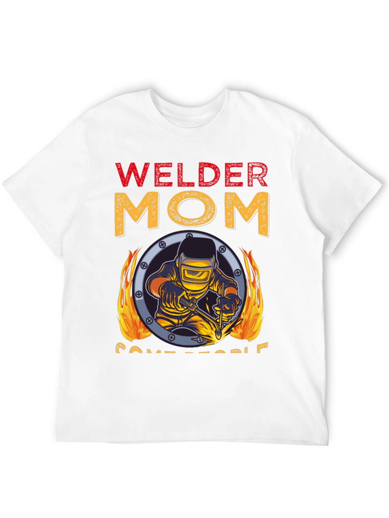 Welder Mom Graphic T-Shirt - Black Tee