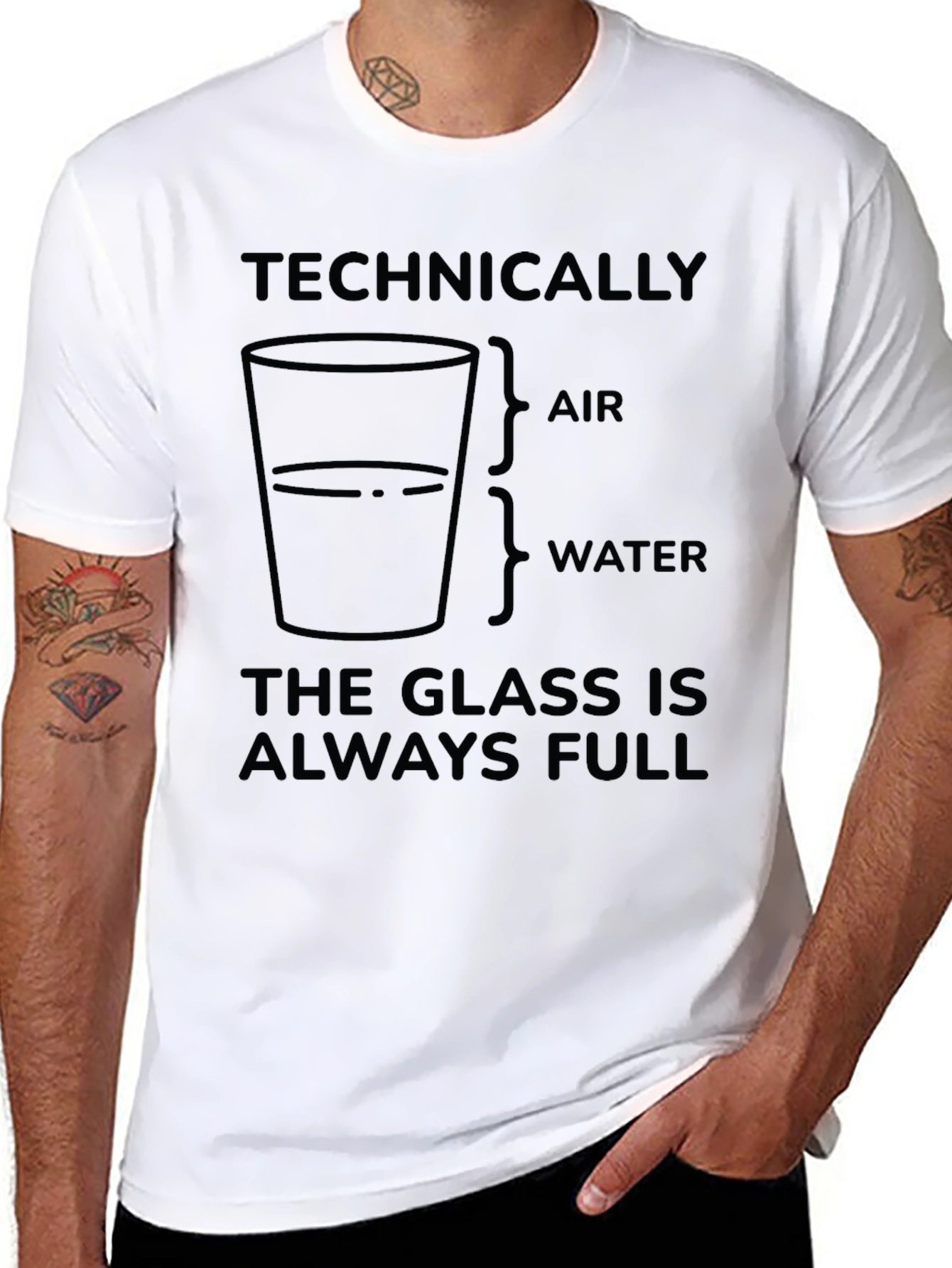 Technically The Glass is Always Full T-Shirt