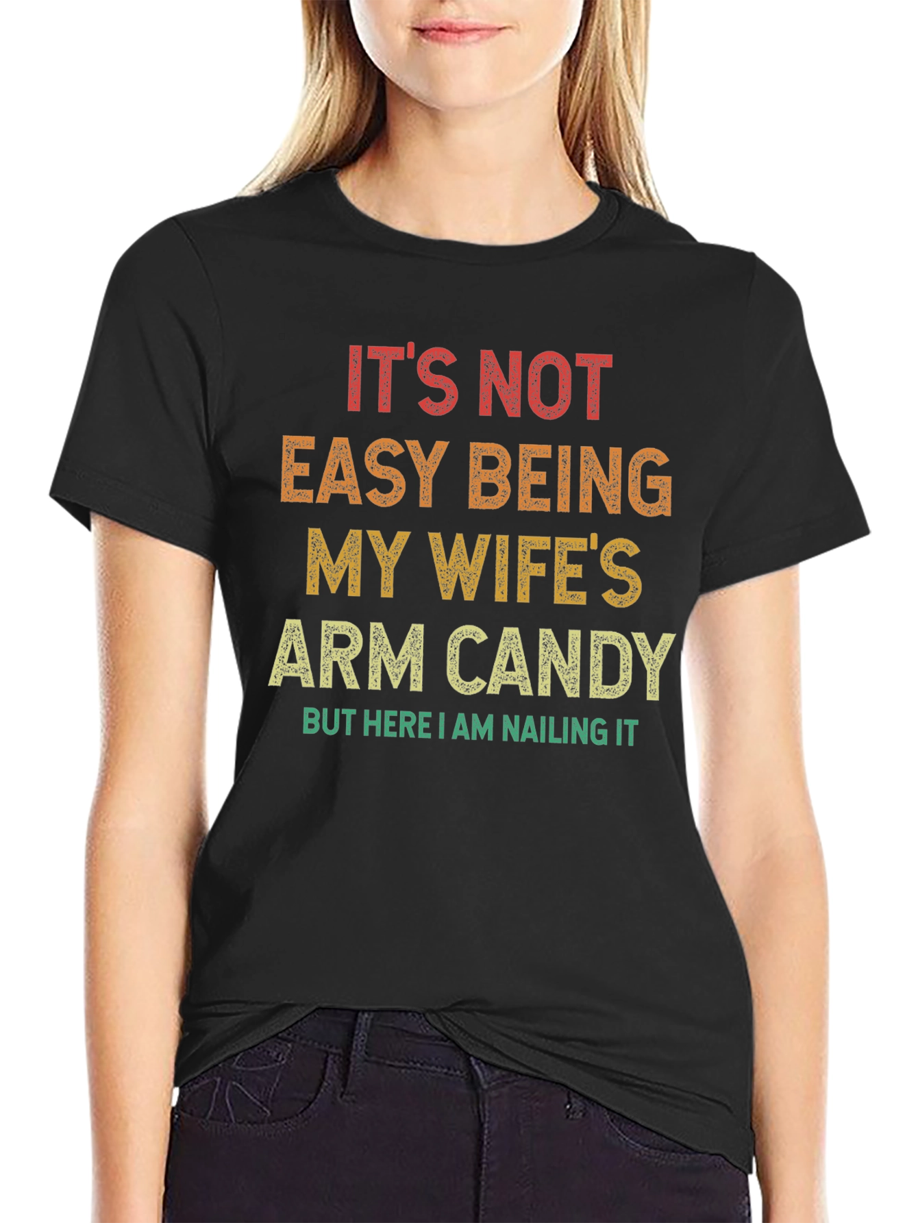 Funny Arm Candy Graphic T-Shirt