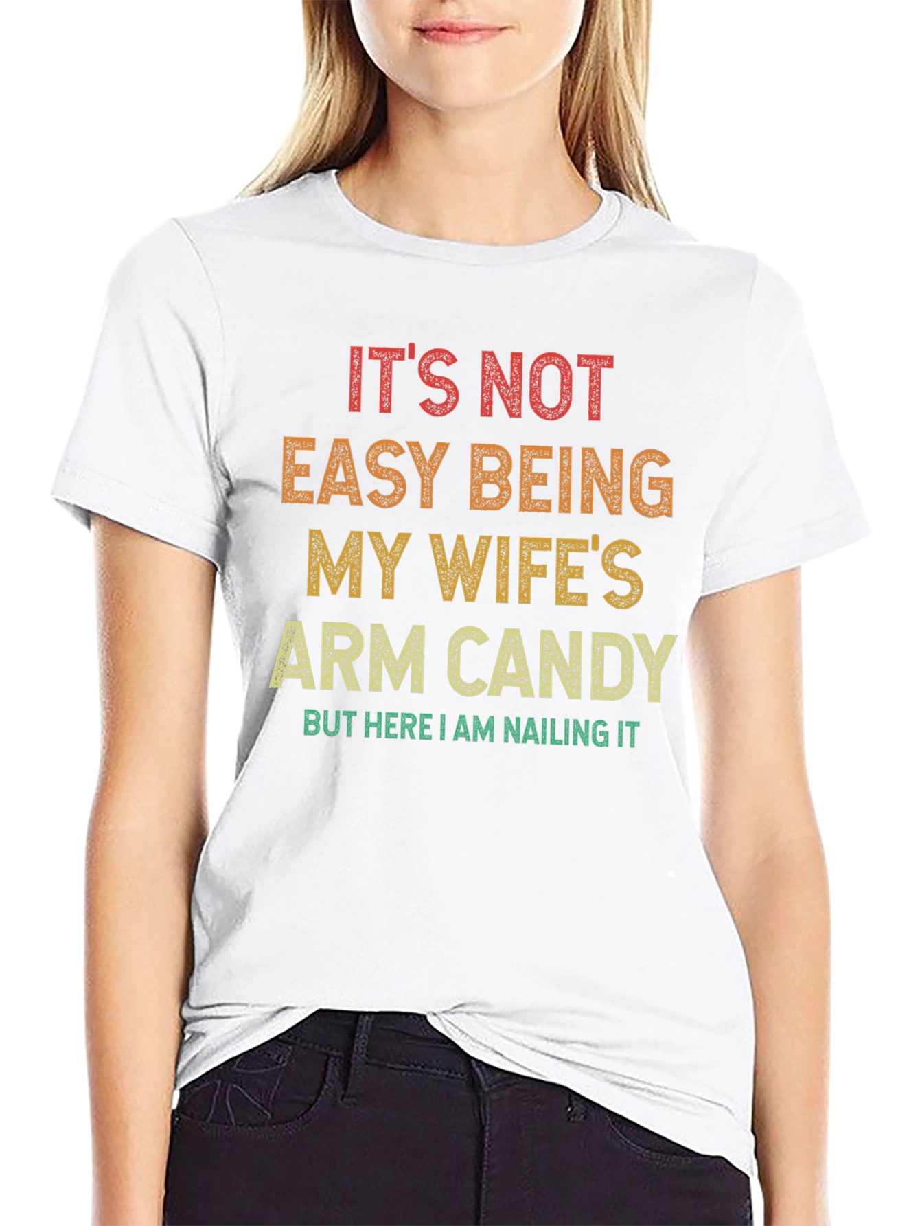 Funny Arm Candy Graphic T-Shirt
