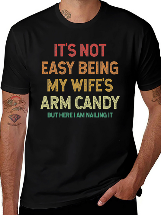Funny Arm Candy Graphic T-Shirt