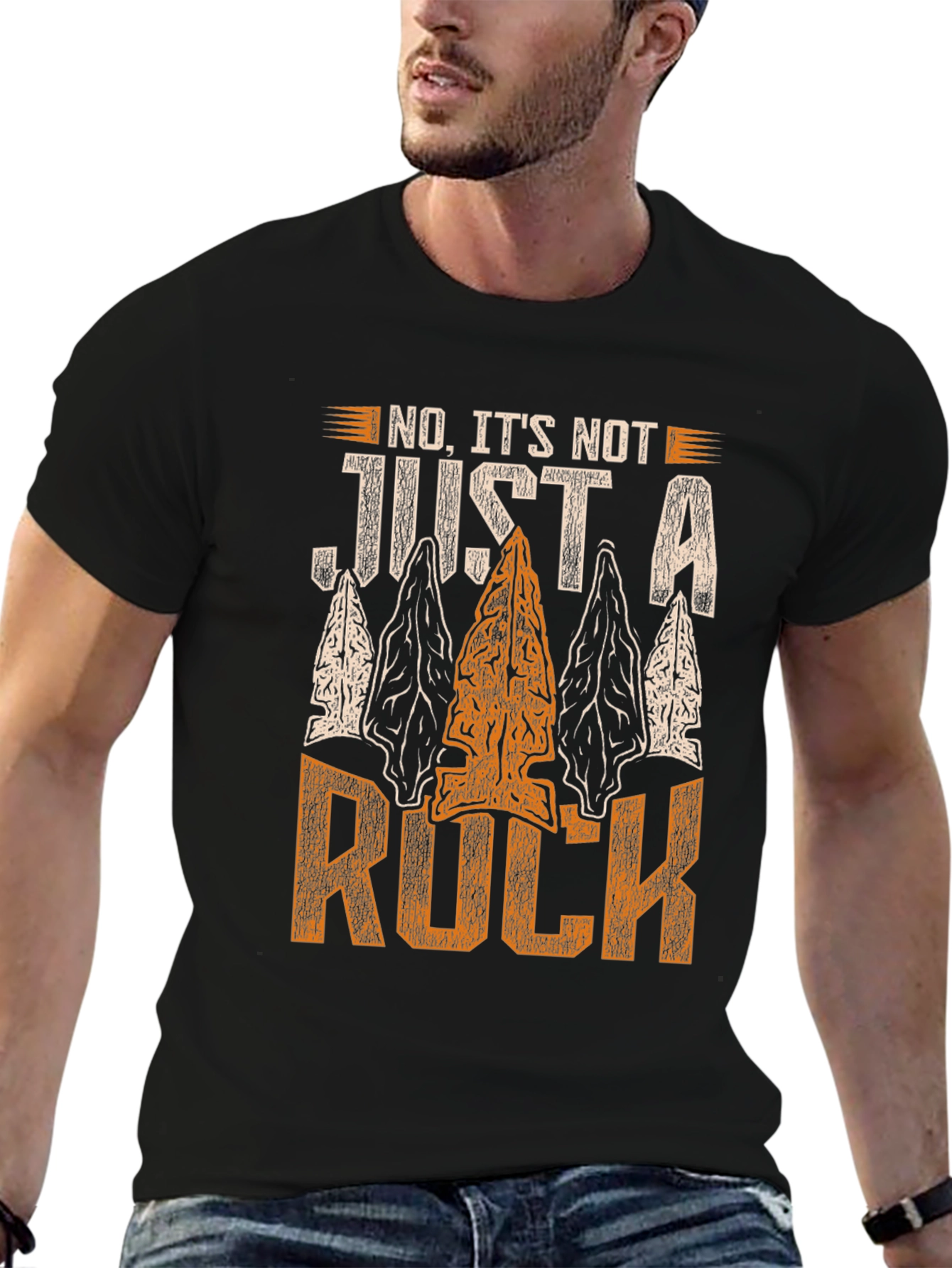 Arrowhead T-Shirt - Not Just A Rock Design