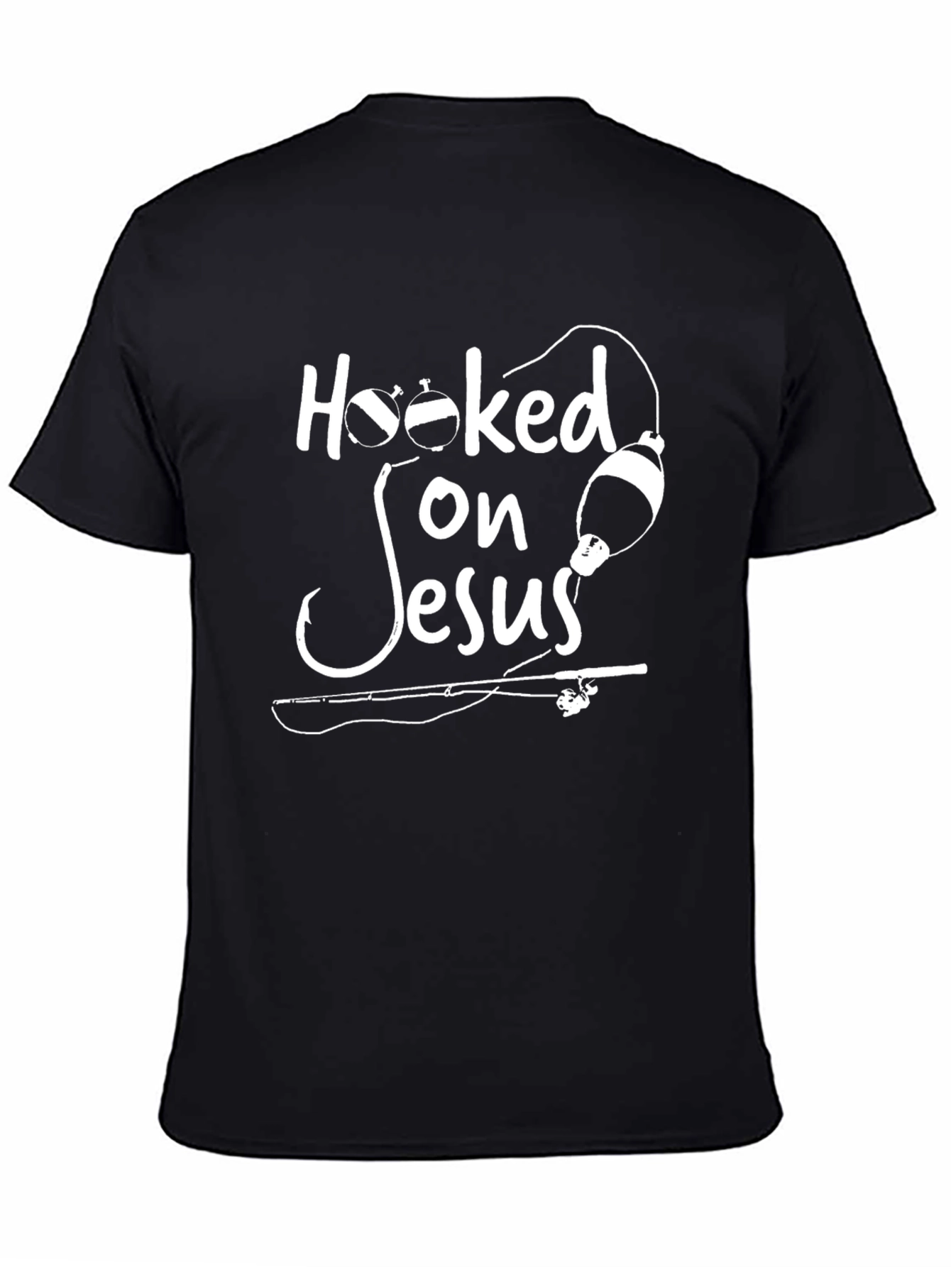 Hooked On Jesus T-Shirt - Fishing Faith Apparel