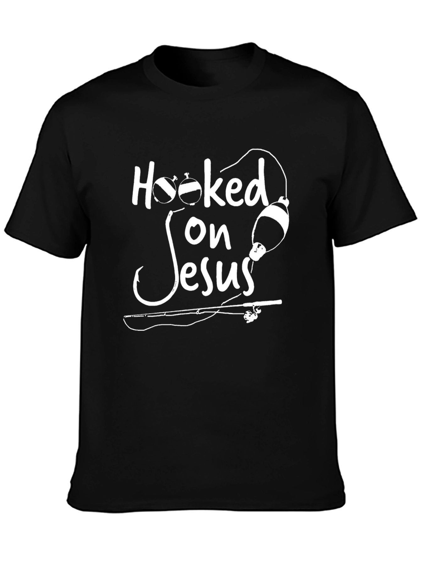 Hooked On Jesus T-Shirt - Fishing Faith Apparel