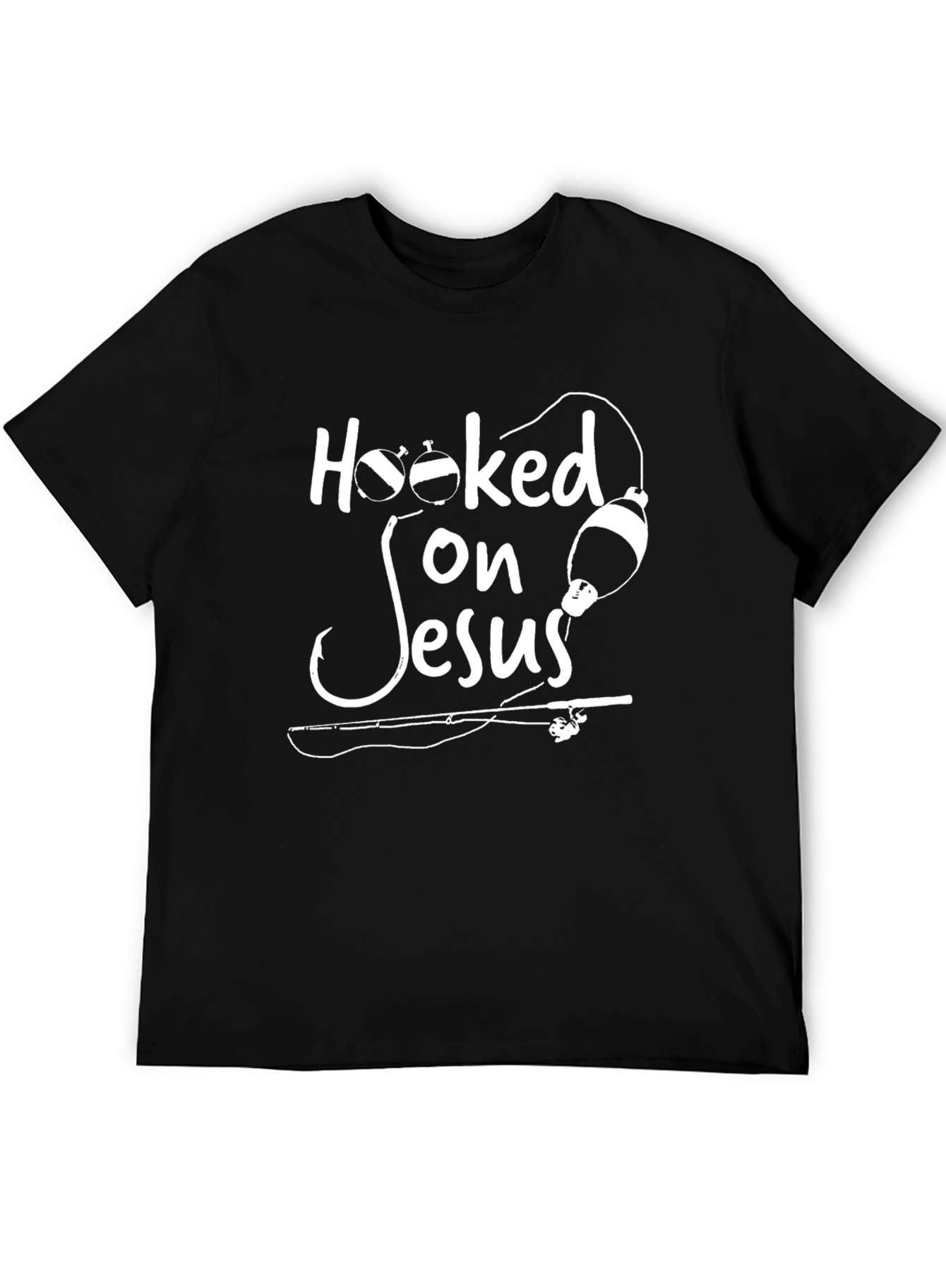 Hooked On Jesus T-Shirt - Fishing Faith Apparel