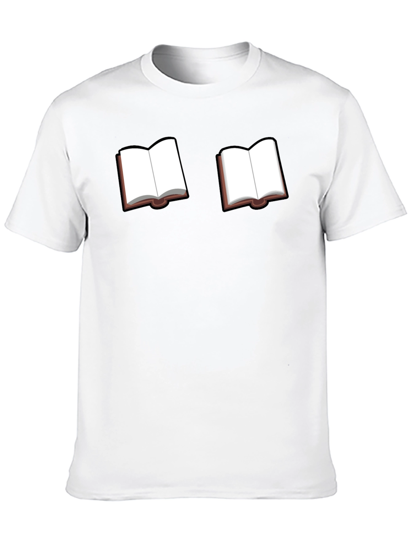 Bookworm Black Tee - Novelty Book Graphic T-Shirt