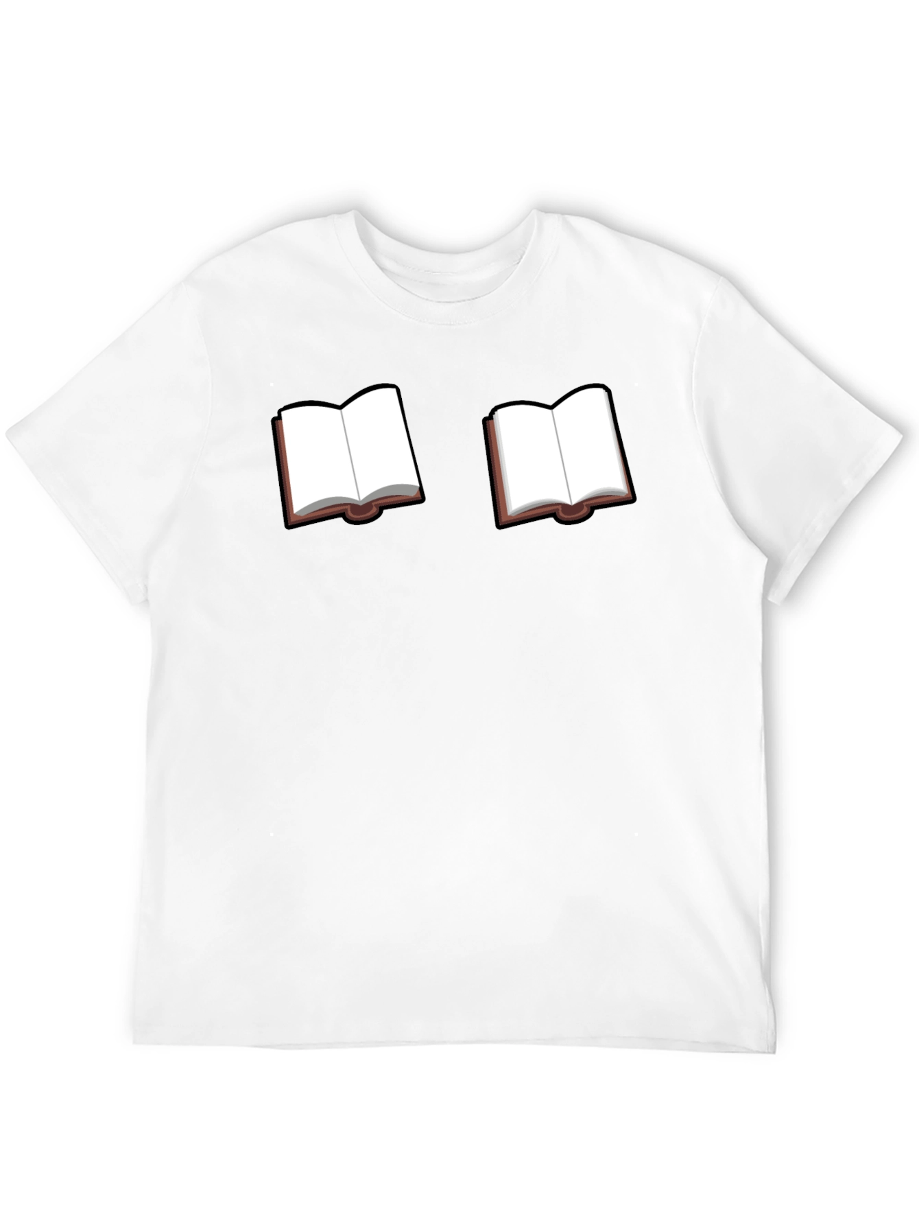 Bookworm Black Tee - Novelty Book Graphic T-Shirt