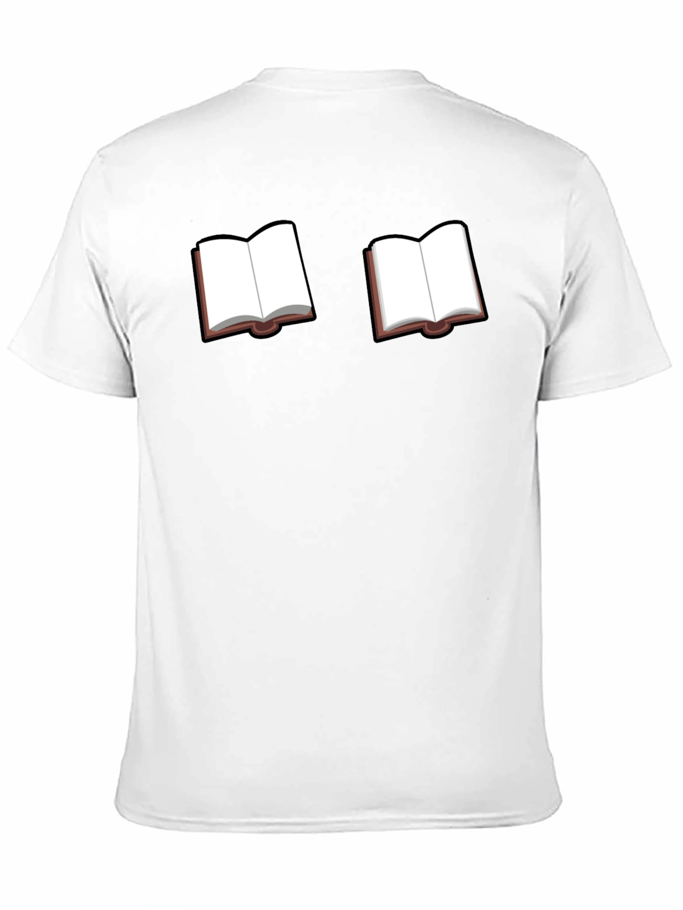 Bookworm Black Tee - Novelty Book Graphic T-Shirt