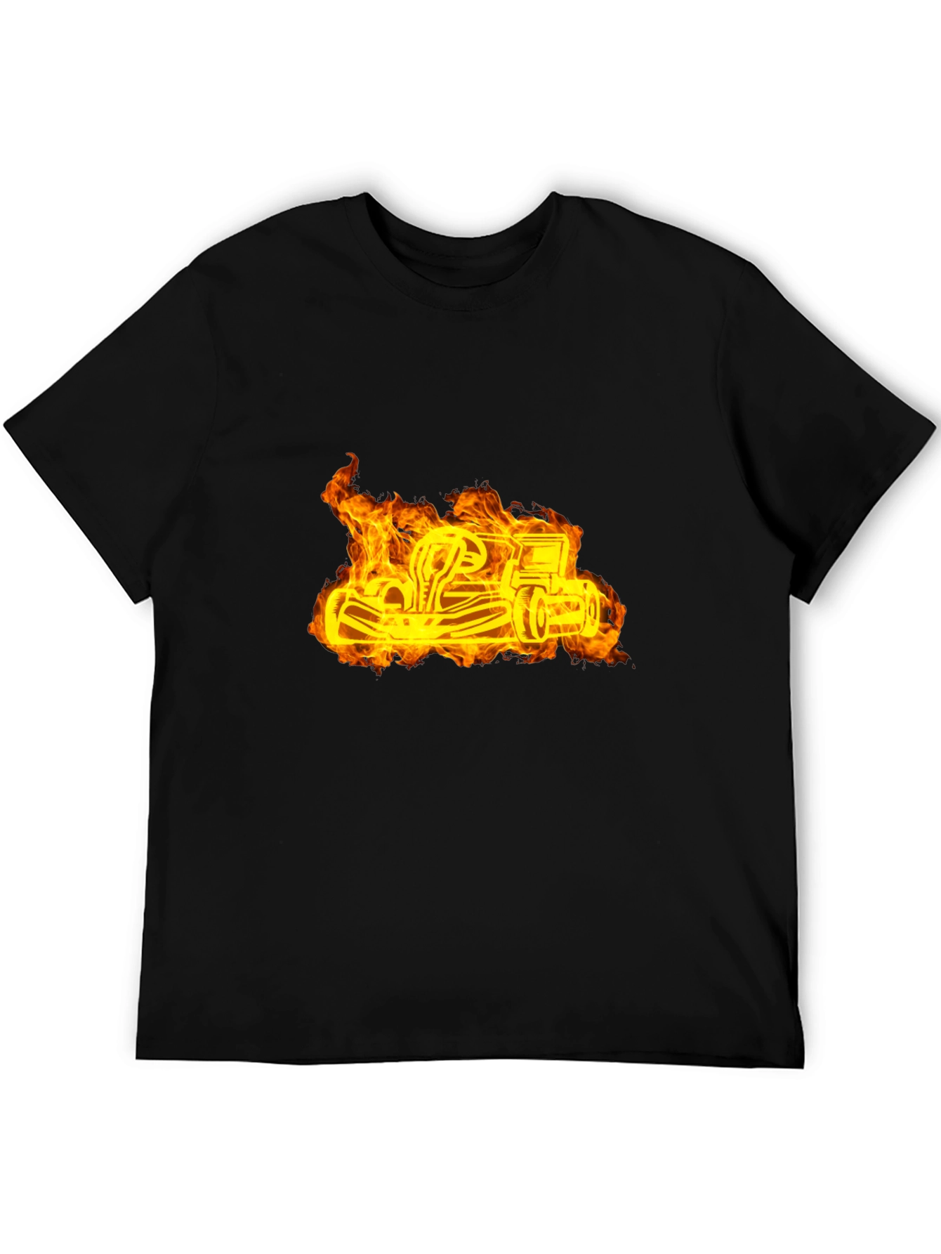 Fiery Go-Kart T-Shirt - Speed Demon Style