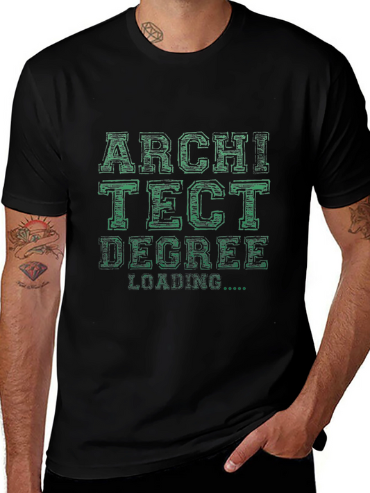 Architect Degree Loading Black T-Shirt