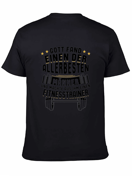 Fitness Trainer Graphic Tee - God Found The Best Man