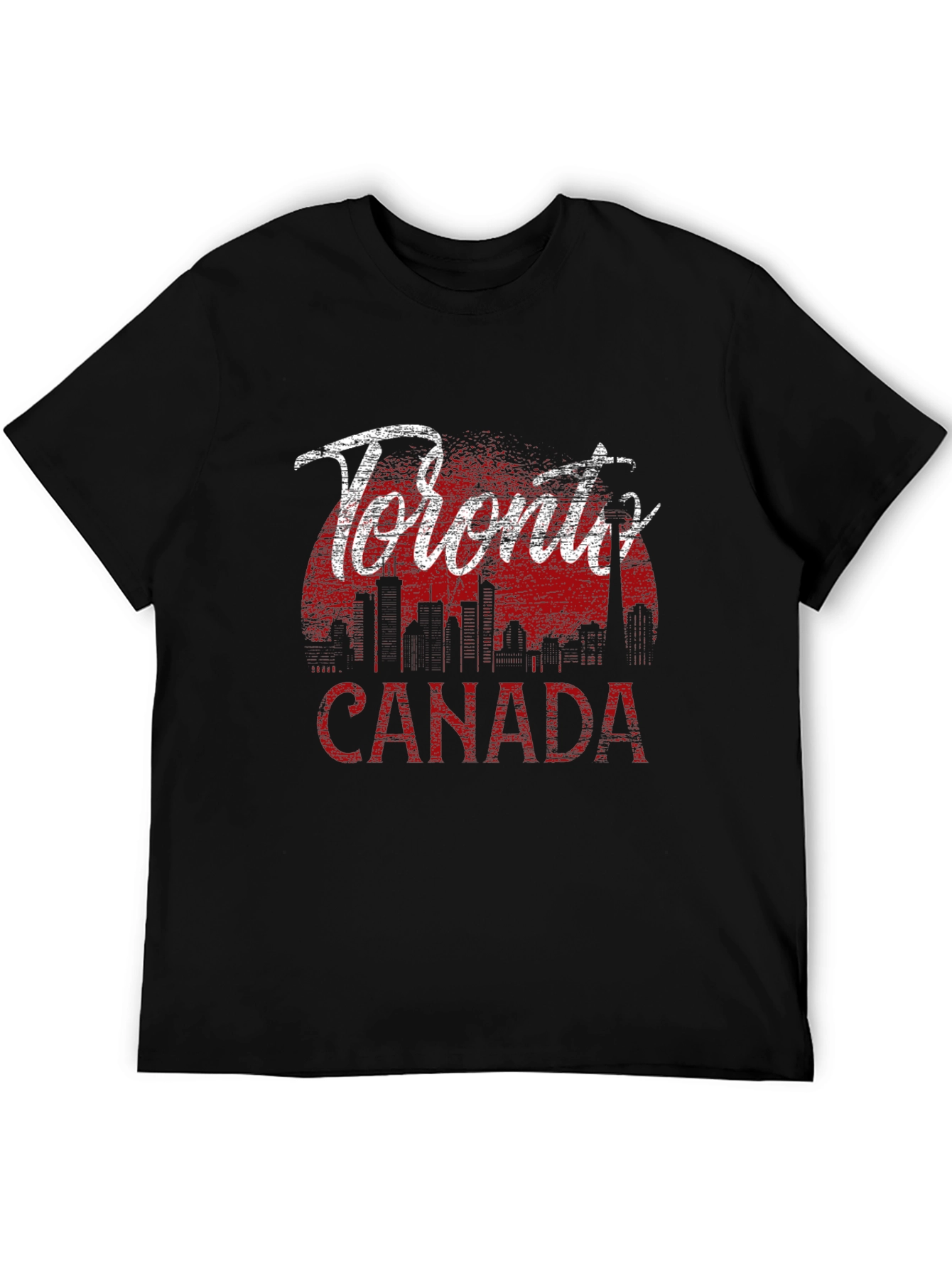 Toronto Canada T-Shirt - Skyline Graphic Tee
