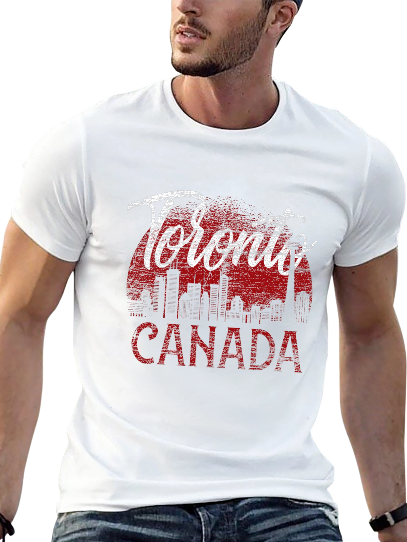 Toronto Canada T-Shirt - Skyline Graphic Tee