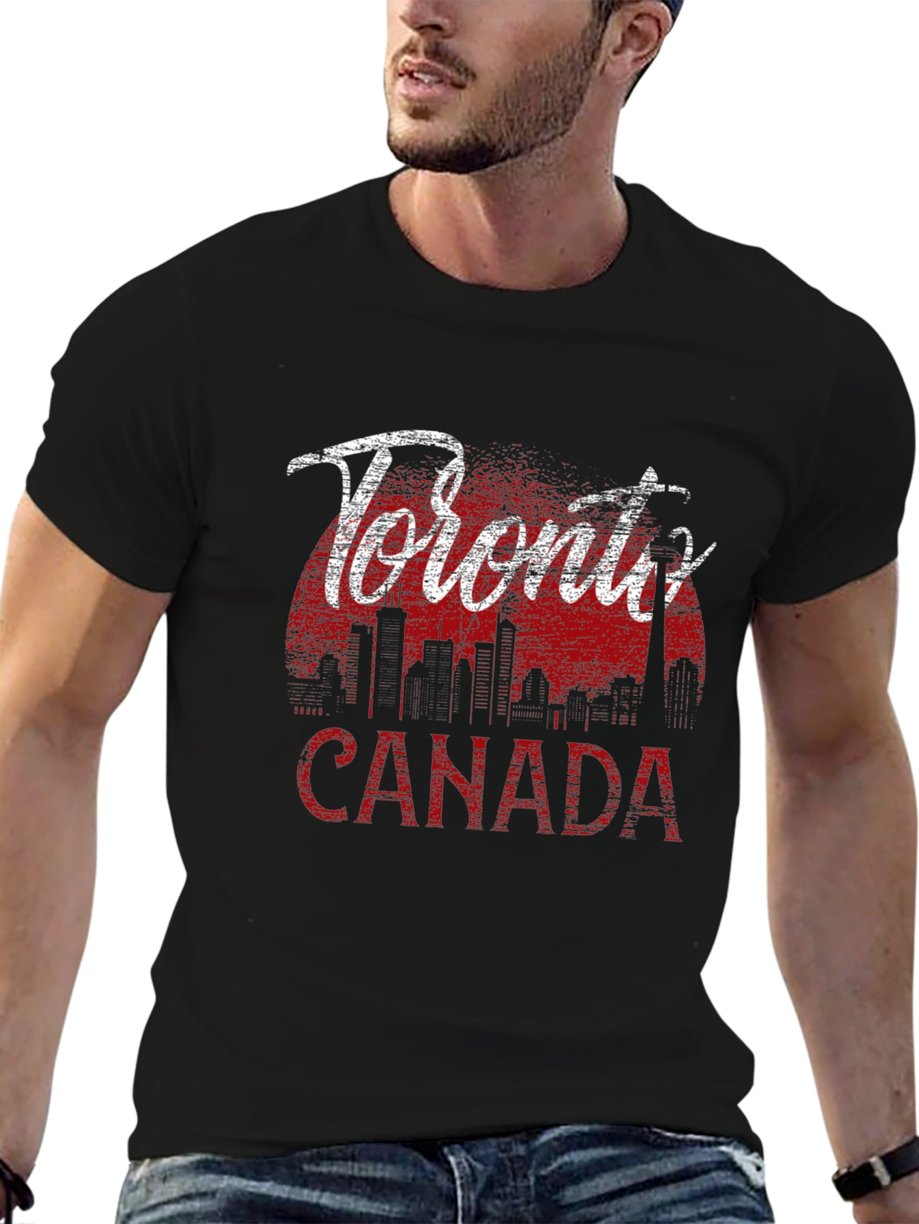 Toronto Canada T-Shirt - Skyline Graphic Tee