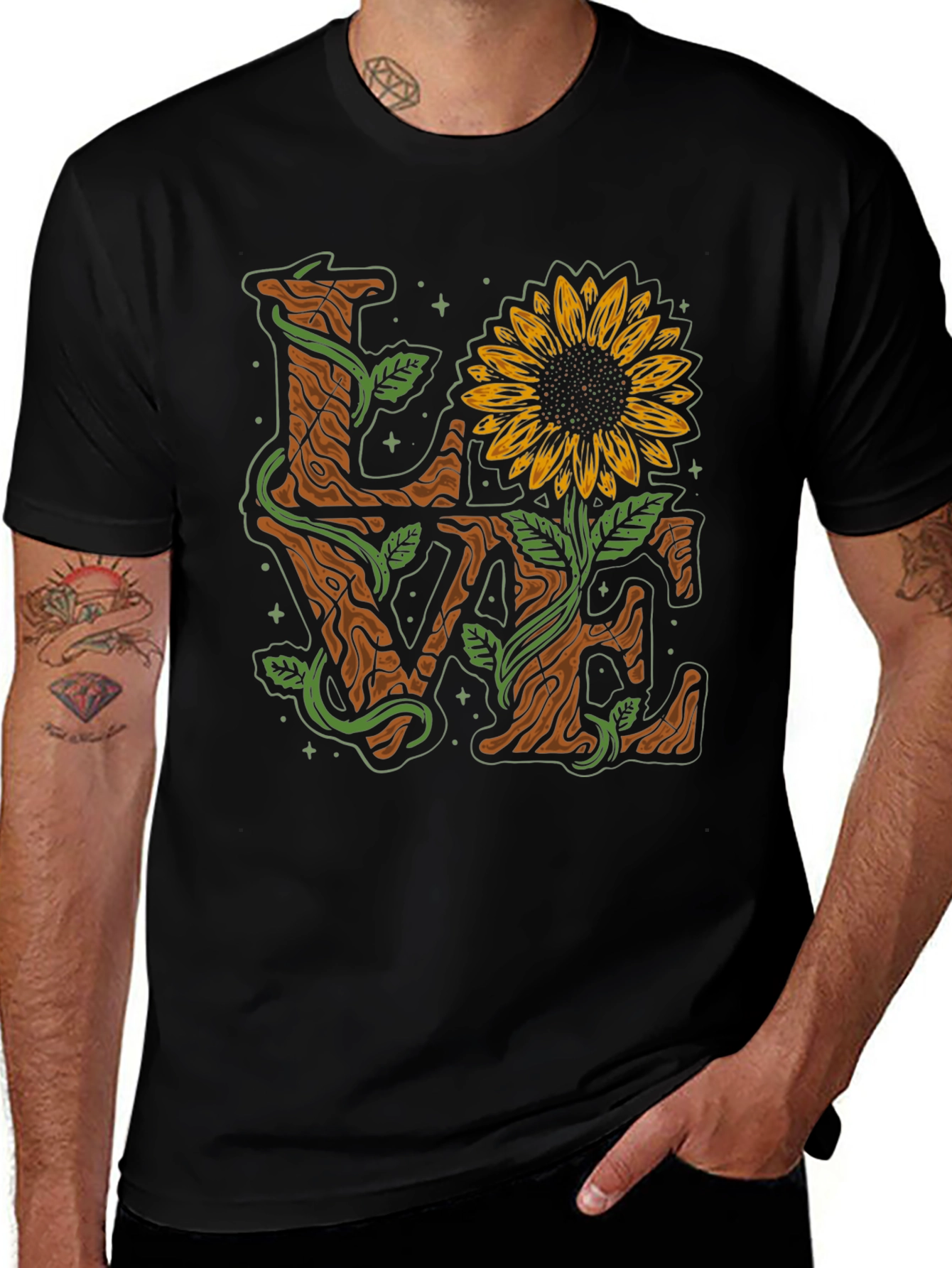 Sunflower LOVE Graphic Tee