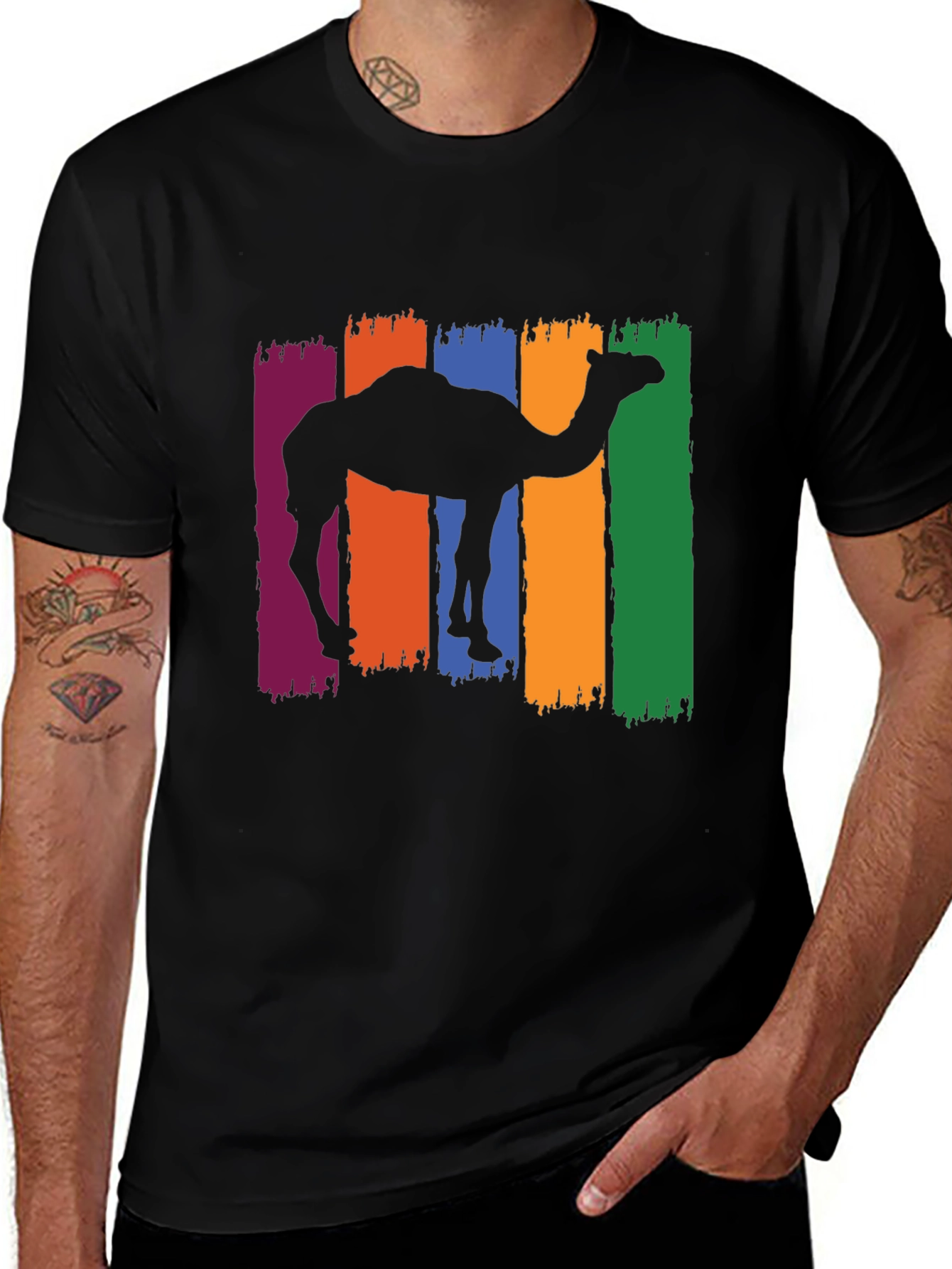 Camel Silhouette Graphic Tee - Stylish Unisex T-Shirt