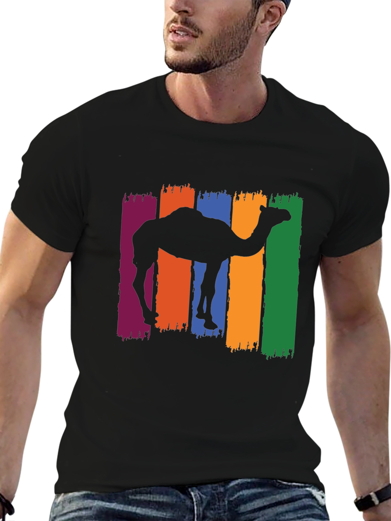 Camel Silhouette Graphic Tee - Stylish Unisex T-Shirt