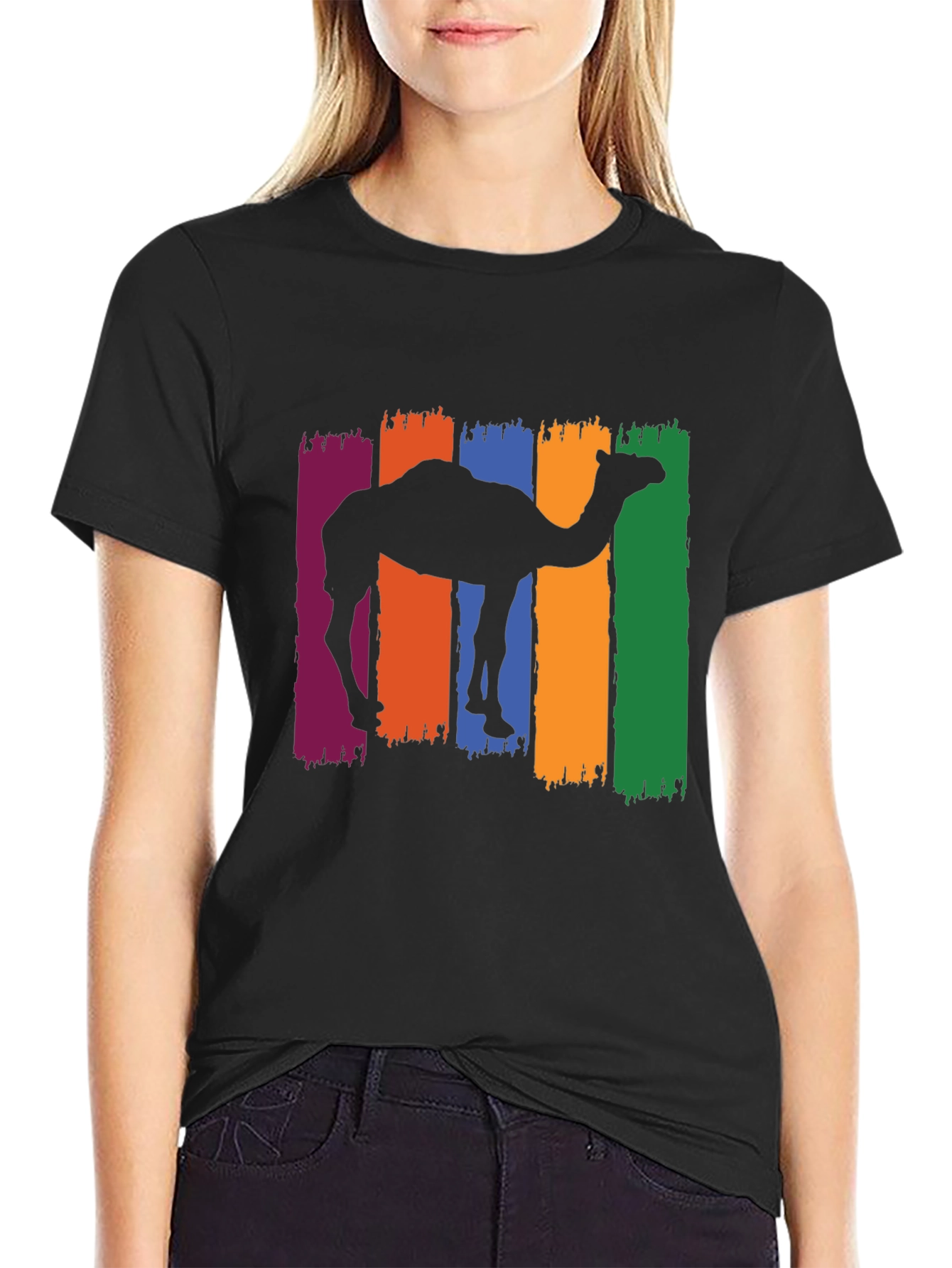 Camel Silhouette Graphic Tee - Stylish Unisex T-Shirt