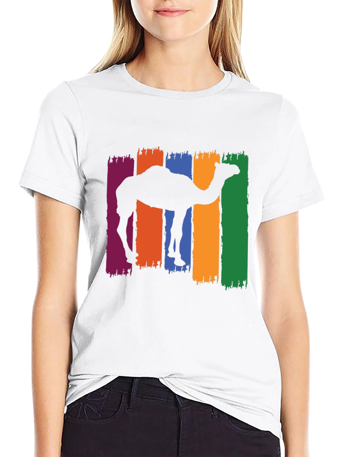 Camel Silhouette Graphic Tee - Stylish Unisex T-Shirt