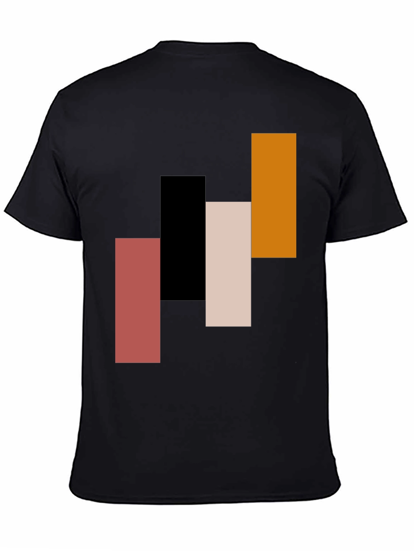 Modern Abstract Geometric Rectangle T-Shirt